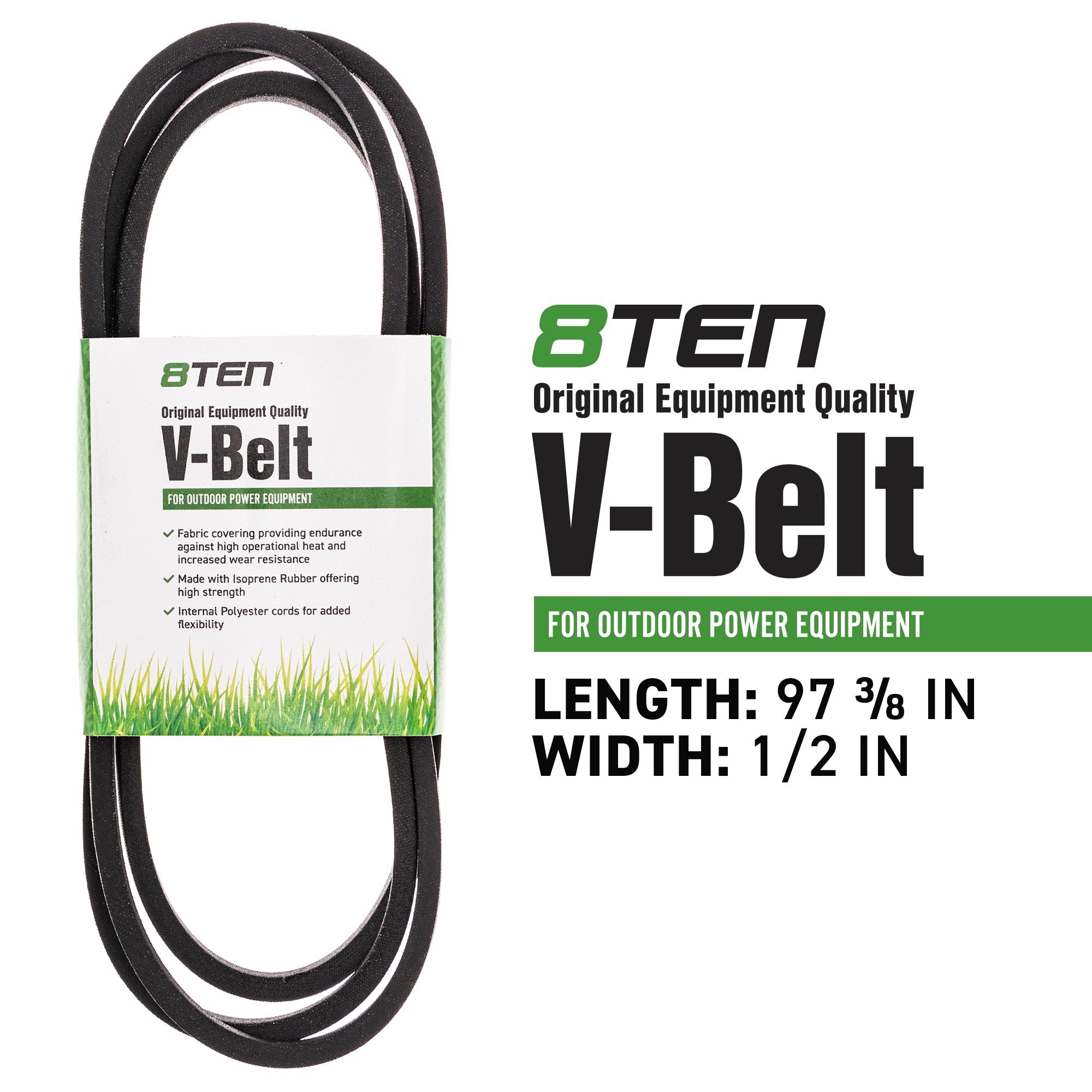 8TEN 810-CBL2376T Drive Belt for Stens Oregon MTD Cub Cadet
