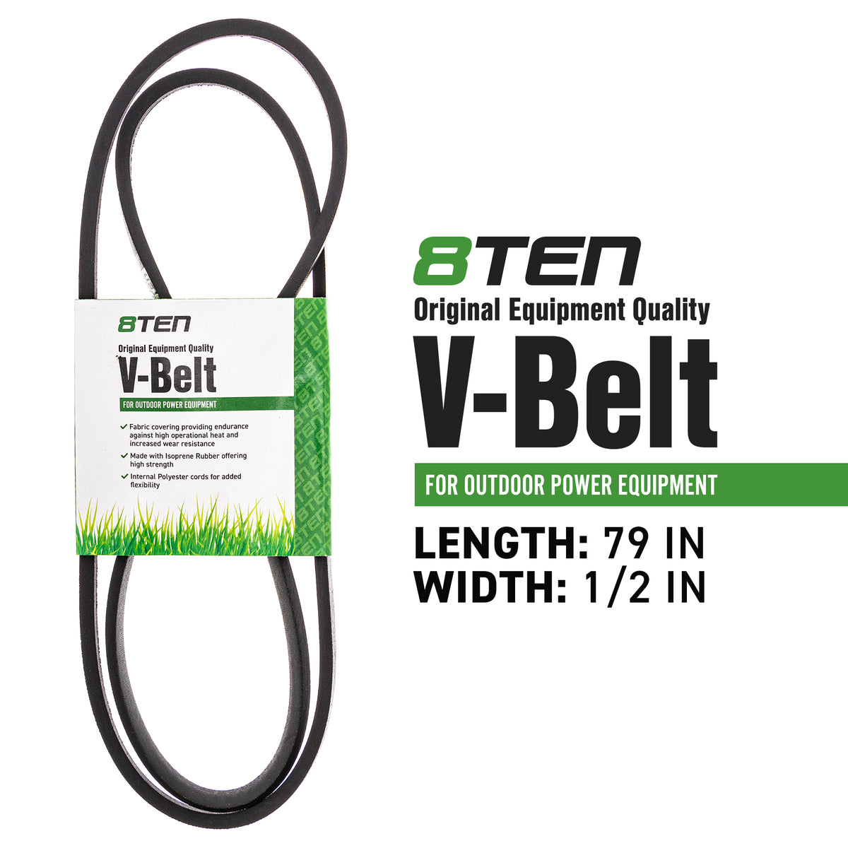 8TEN 810-CBL2389T Deck Belt for Stens Oregon MTD Cub Cadet Troy-Bilt