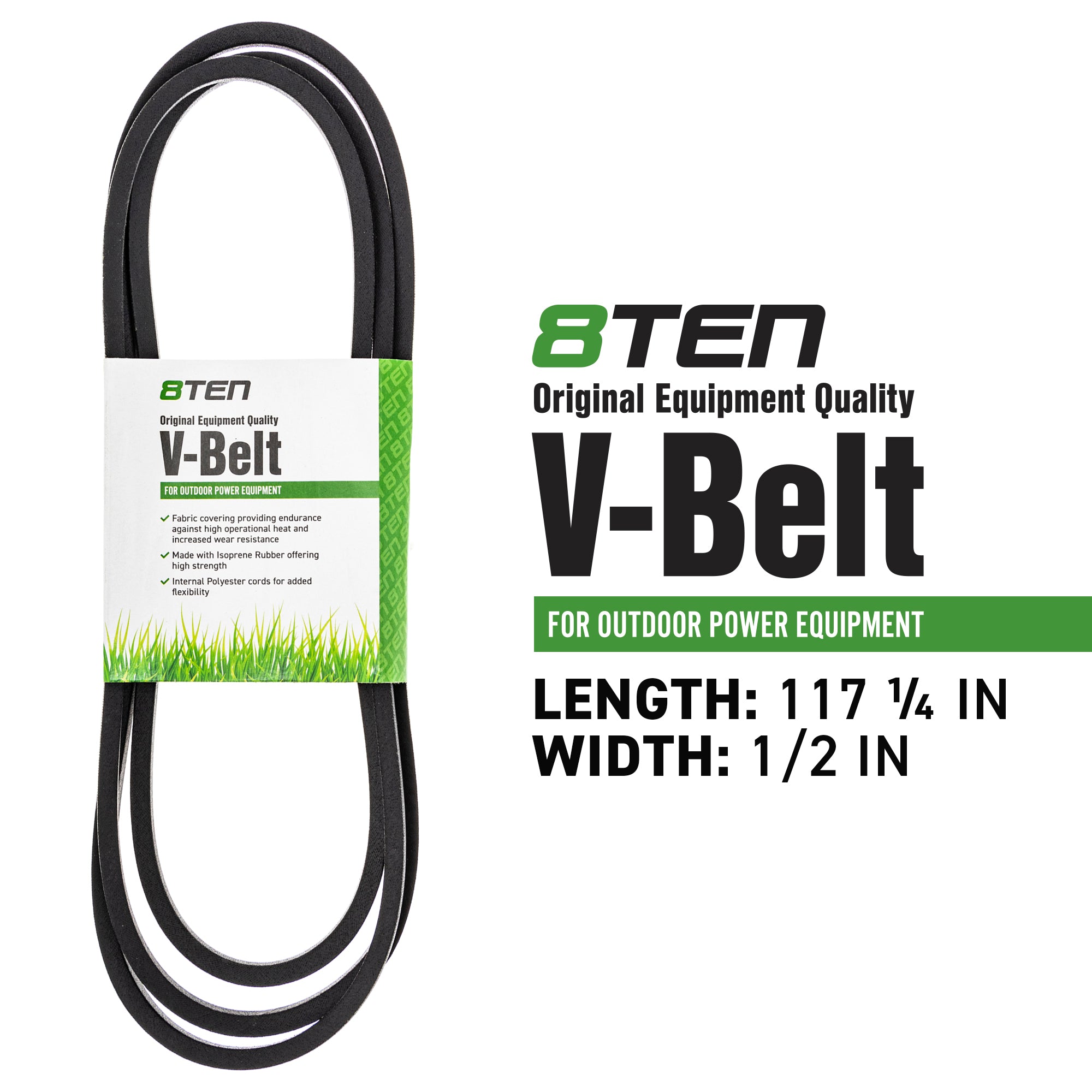 8TEN 810-CBL2380T Deck Belt for Toro Exmark Stens MTD Cub Cadet