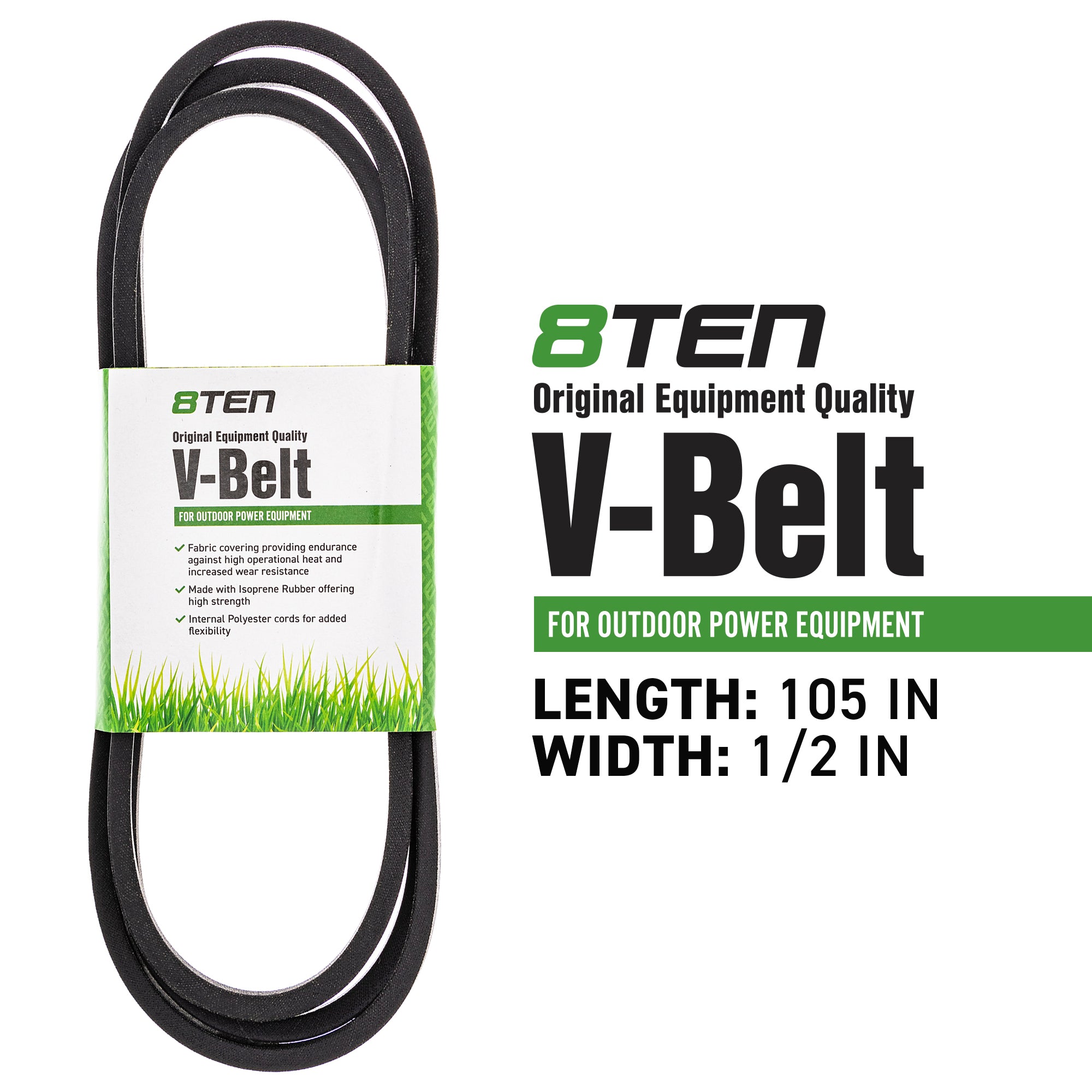 8TEN 810-CBL2381T Drive Belt for Stens MTD Cub Cadet Troy-Bilt John