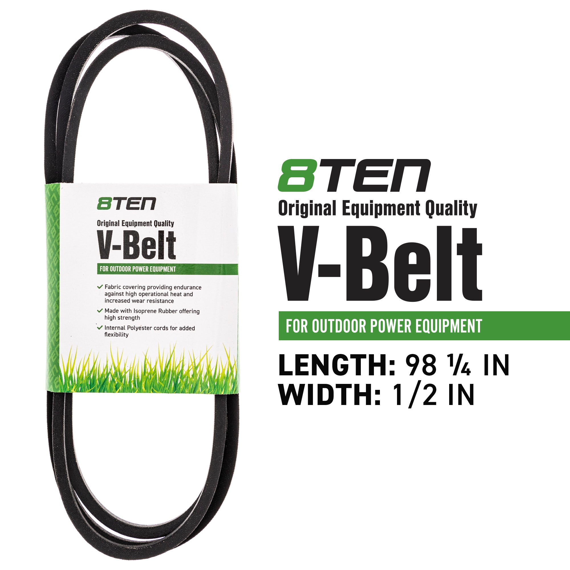 8TEN 810-CBL2396T Deck Drive Belt for Stens MTD Cub Cadet Troy-Bilt