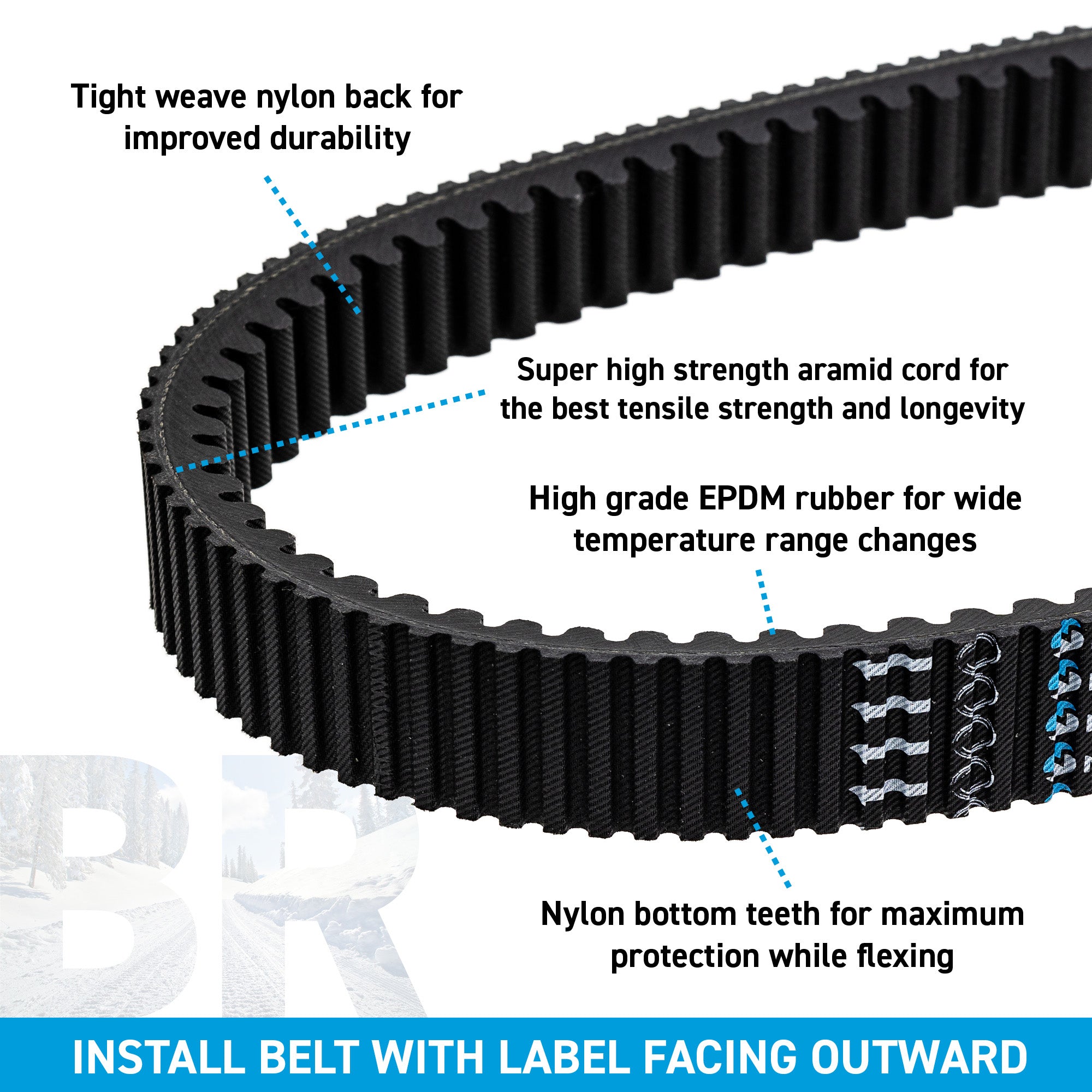 8TEN 810-CBL2398T Belt