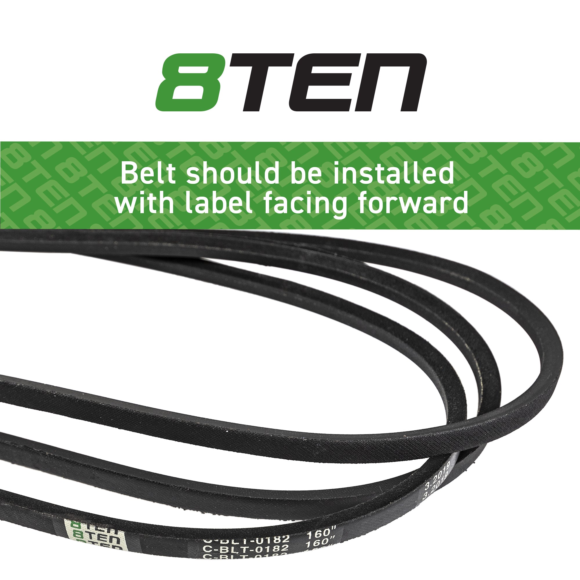 8TEN Deck Belt D-3733 D-3733-W