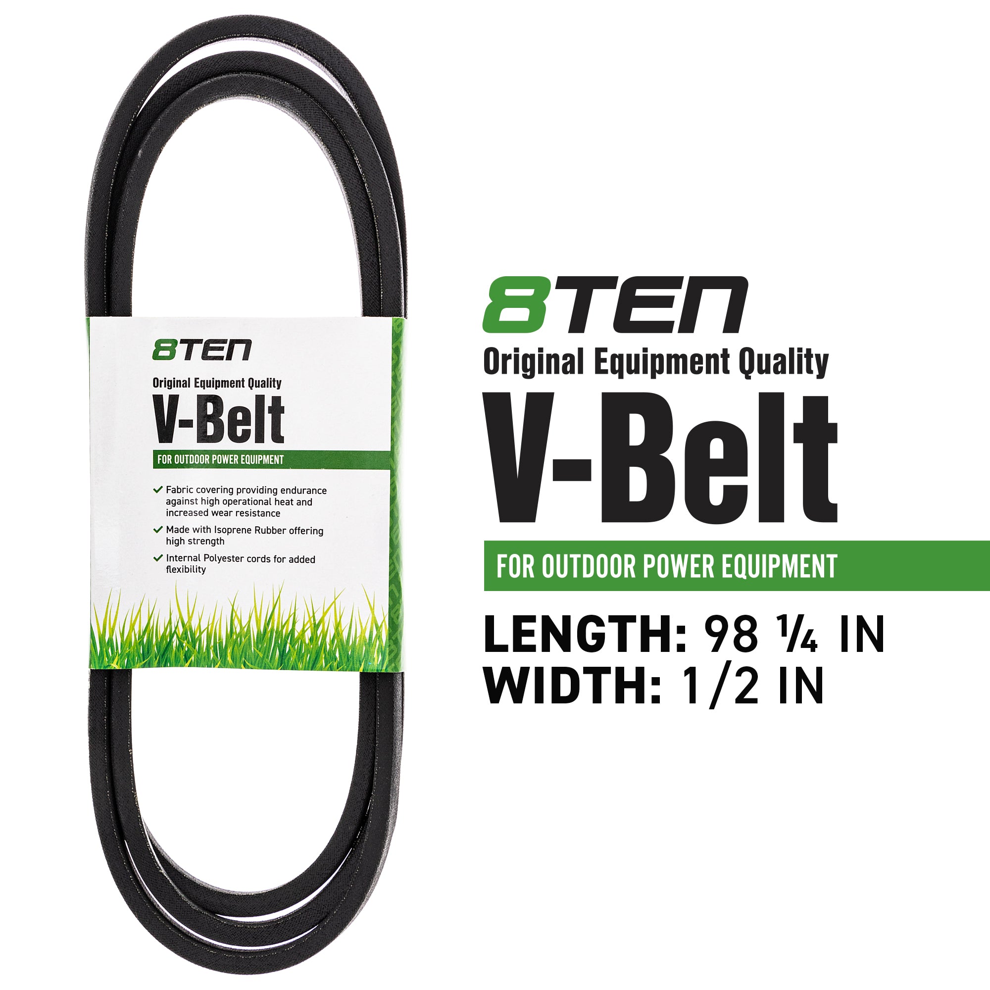 8TEN 810-CBL2422T Drive Belt for Stens MTD Cub Cadet Troy-Bilt