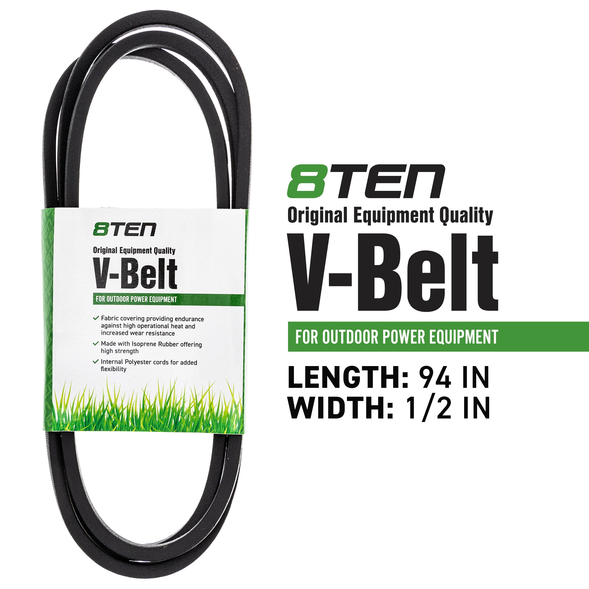 8TEN 810-CBL2424T PTO Clutch Belt for Stens MTD Cub Cadet Troy-Bilt