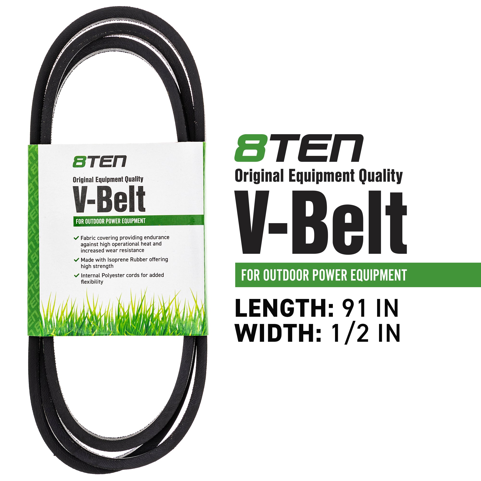 8TEN 810-CBL2427T Drive Belt for Stens MTD Cub Cadet Troy-Bilt TB42