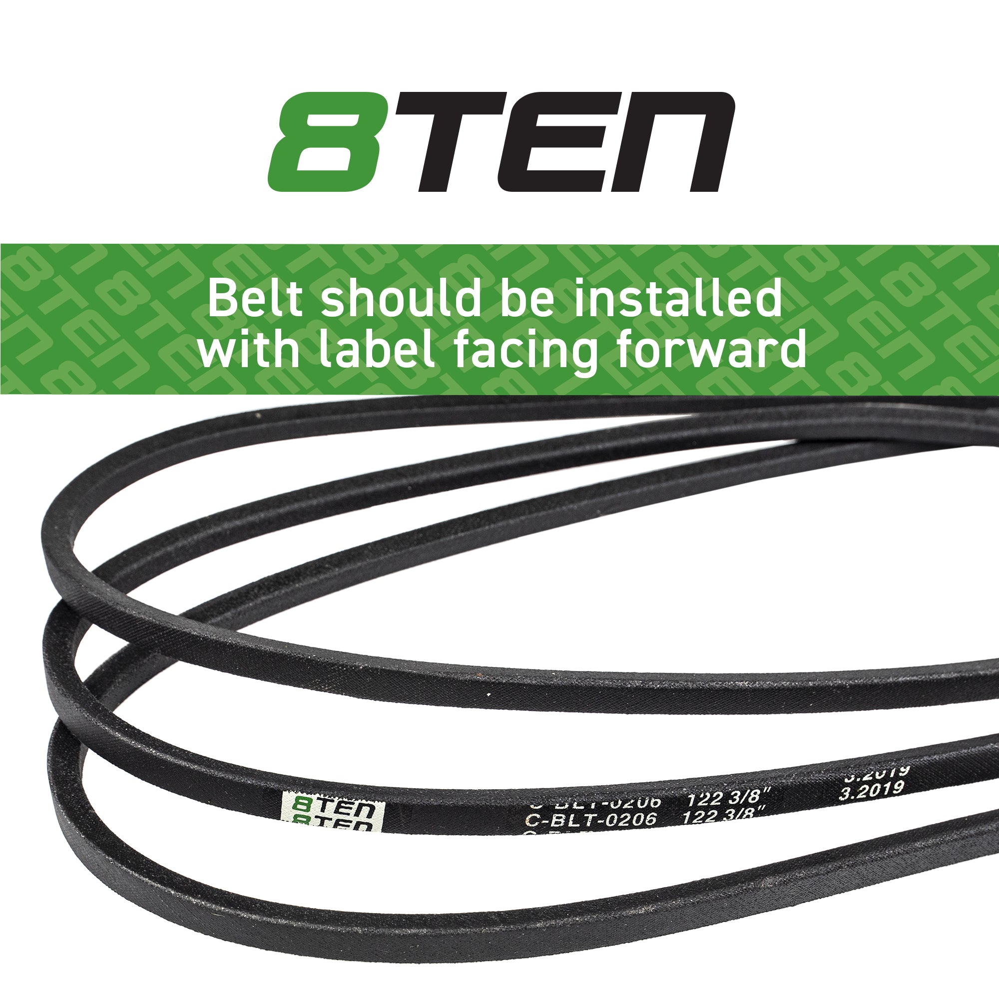 8TEN Deck Belt 01005376 01005376P