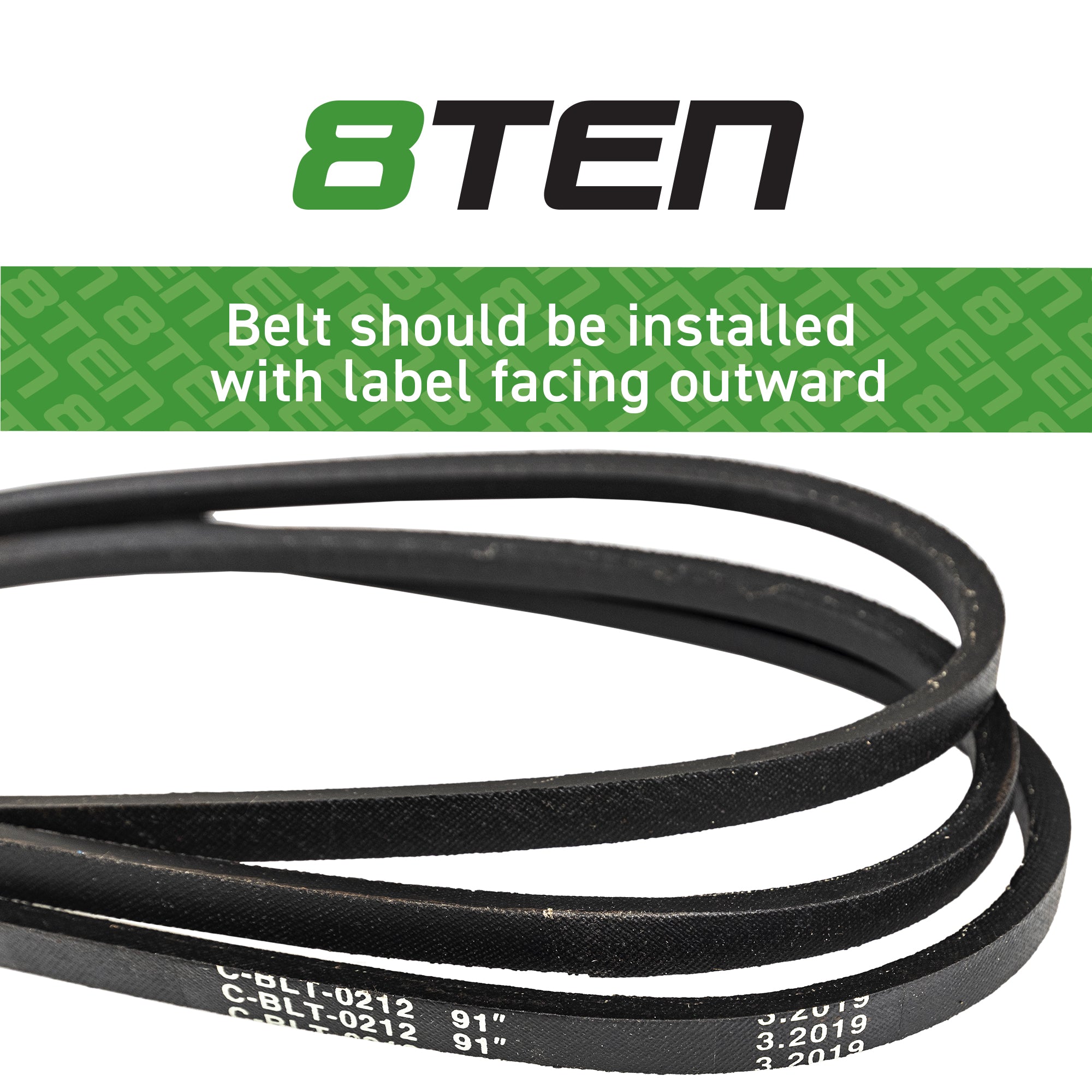 8TEN Transmission Drive Belt 1703836SM 1703836