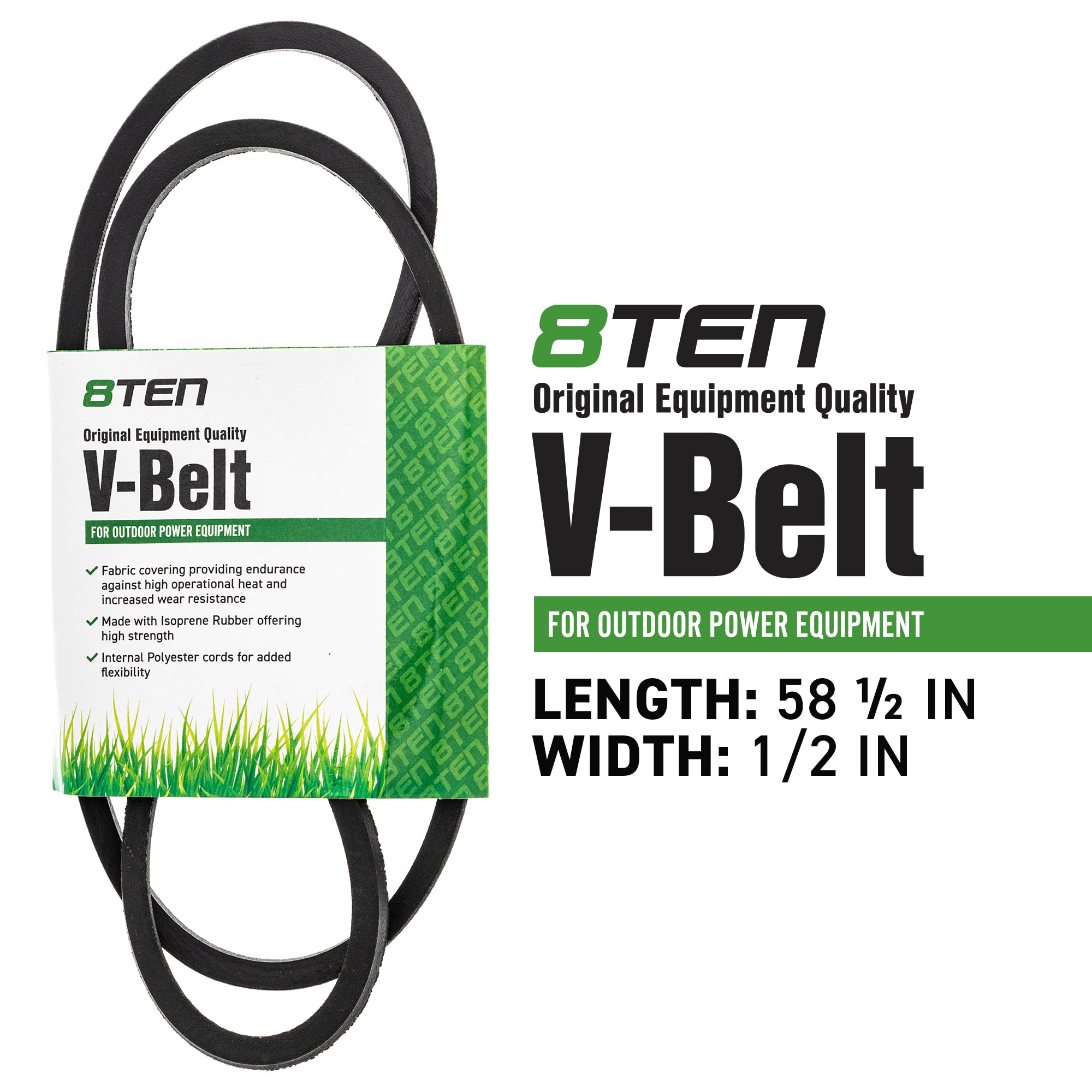 8TEN 810-CBL2436T Transmission Drive Belt for Stens Oregon MTD Cub