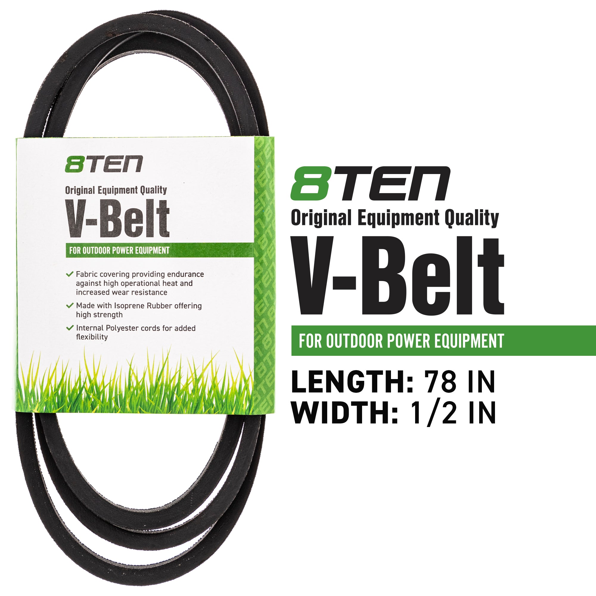 8TEN 810-CBL2450T Engine To Deck Belt for zOTHER Stens SIMPLICITY