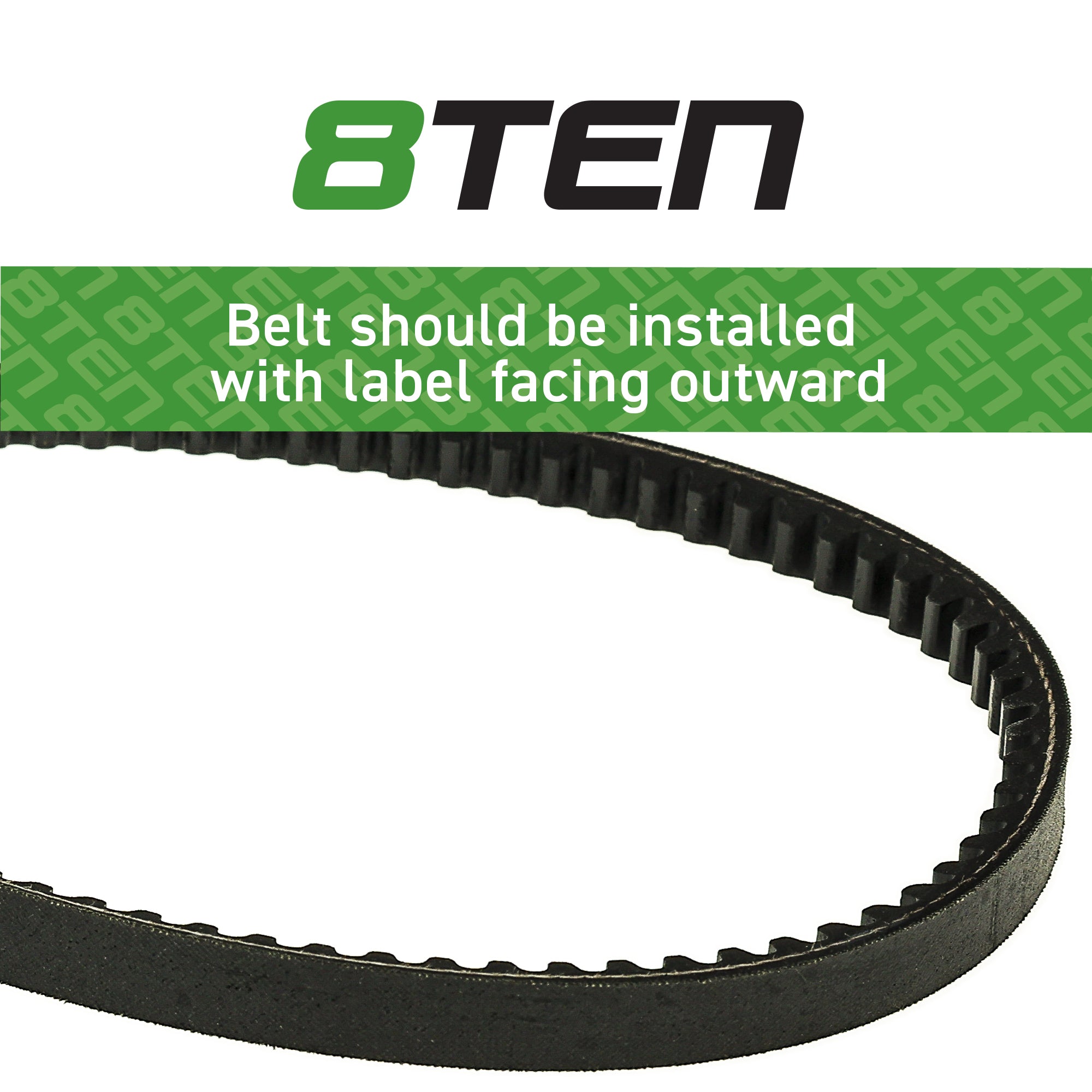 8TEN Cogged Deck Belt 07218000 07200428