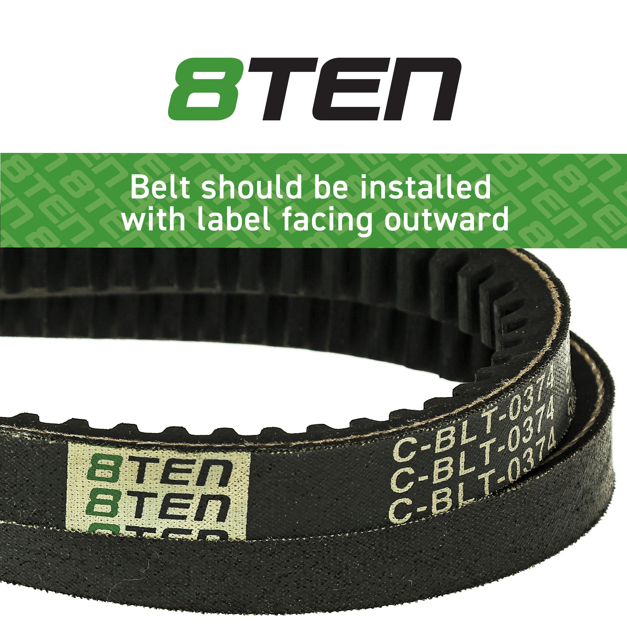 8TEN Cogged Deck Belt 07200036