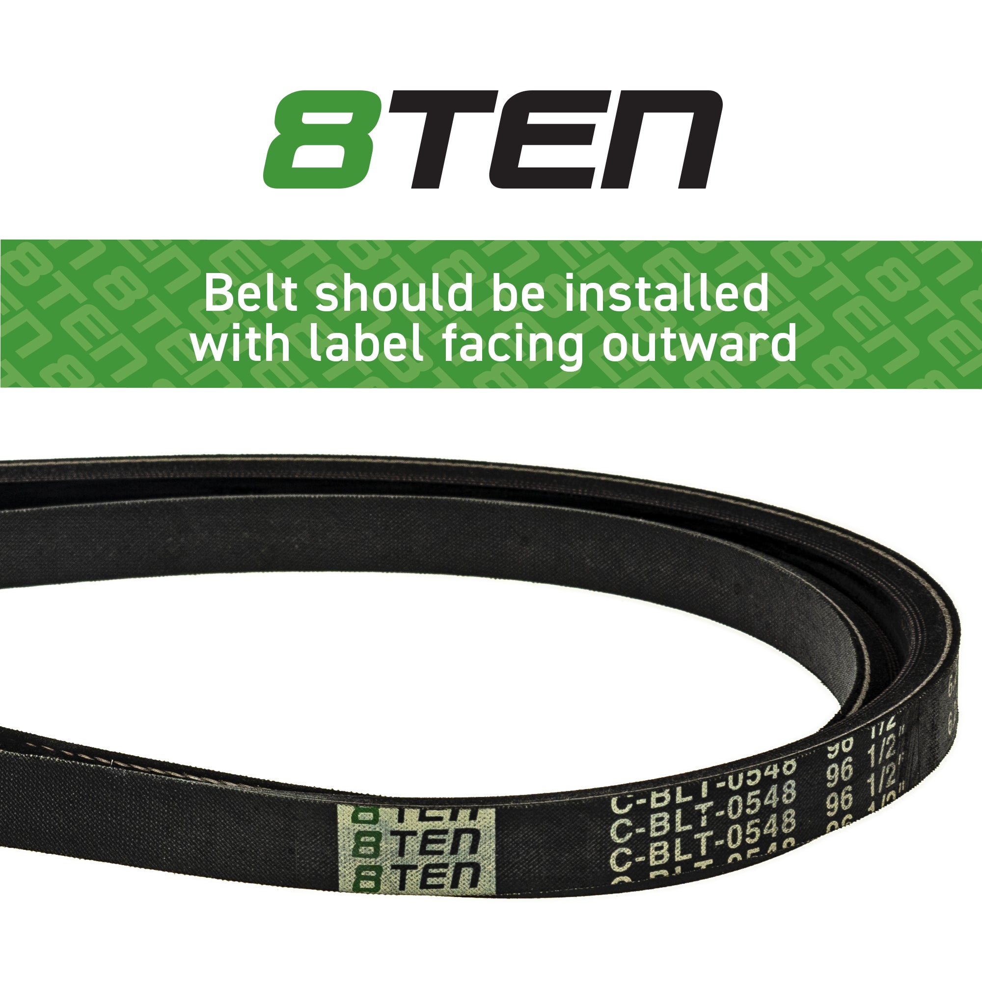 8TEN Drive Belt 07237100 07235400