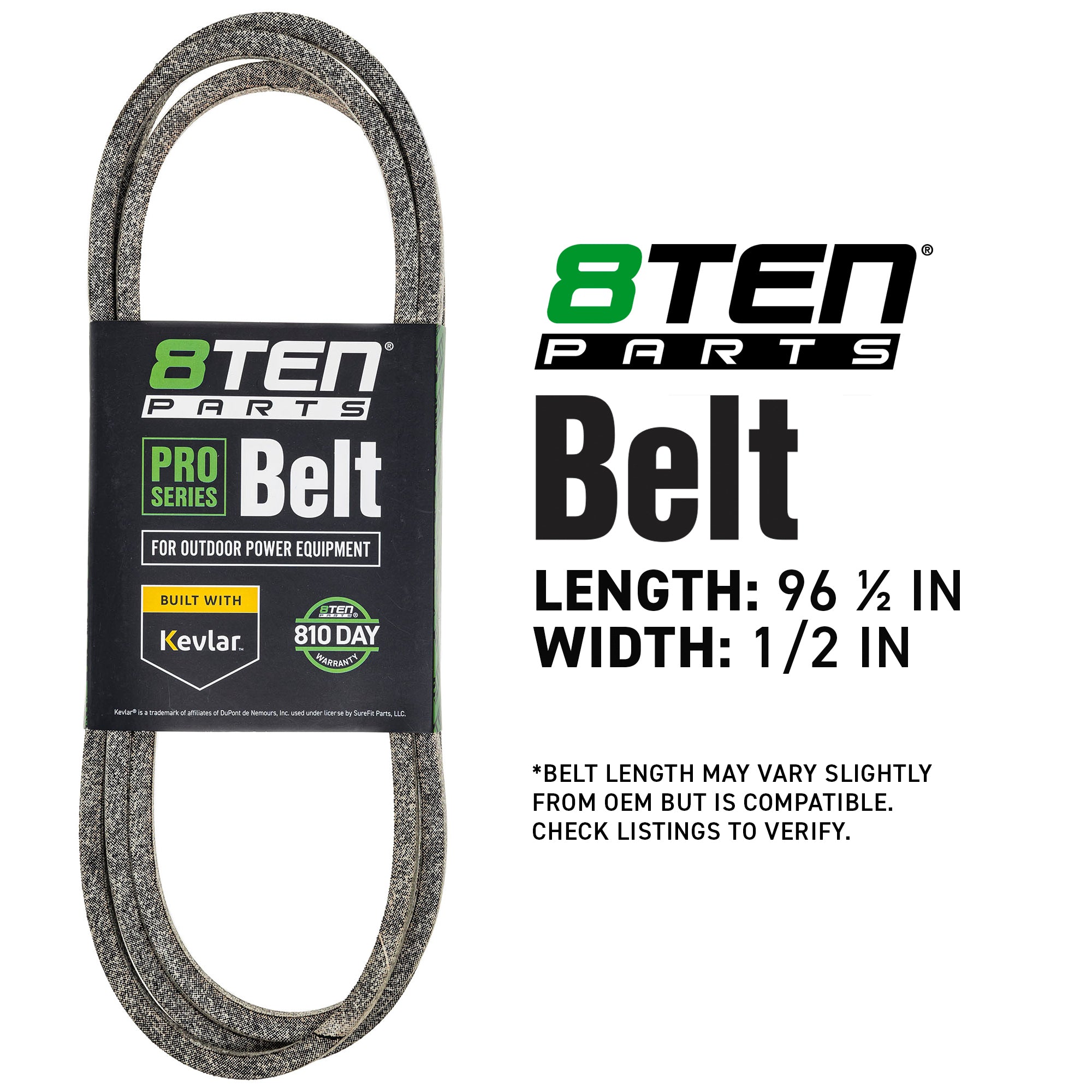 8TEN 810-CBL2719T Belt with Kevlar® for TB46 TB42 TB2246 TB2142
