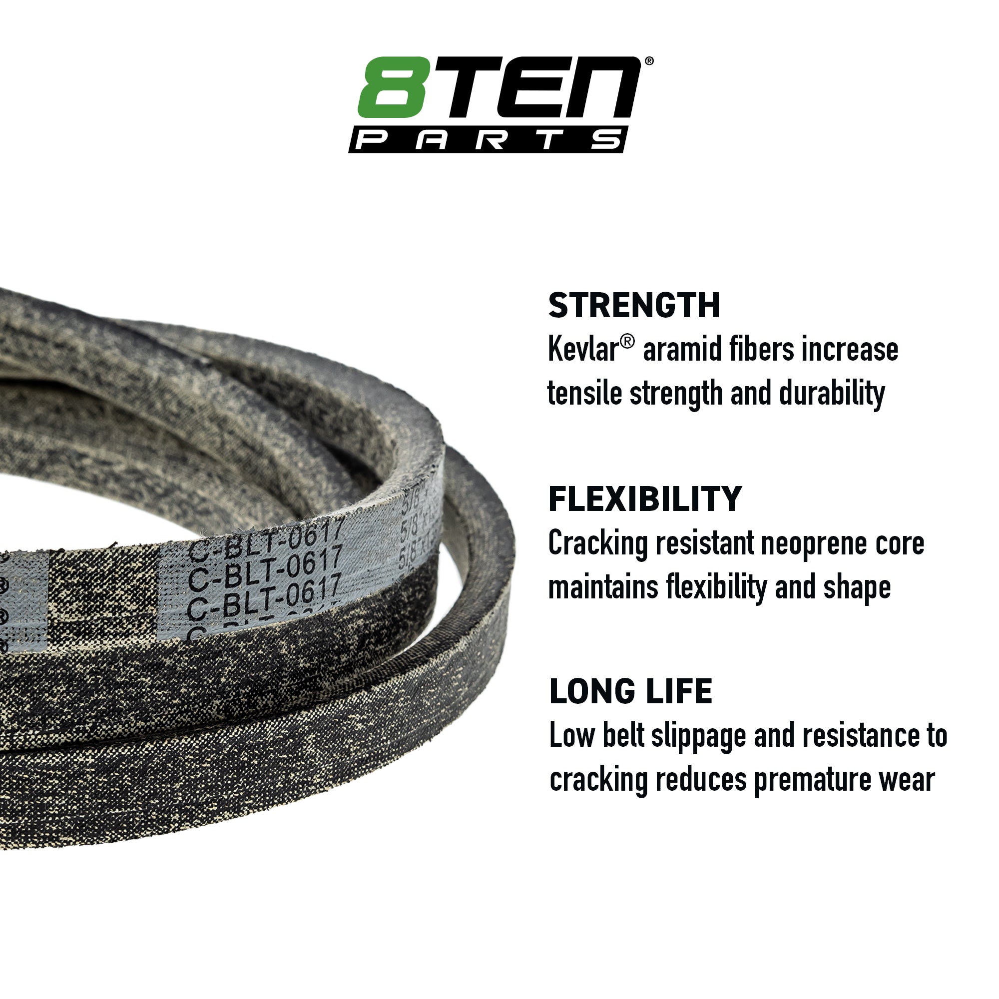 8TEN 810-CBL2839T Replacement Belt