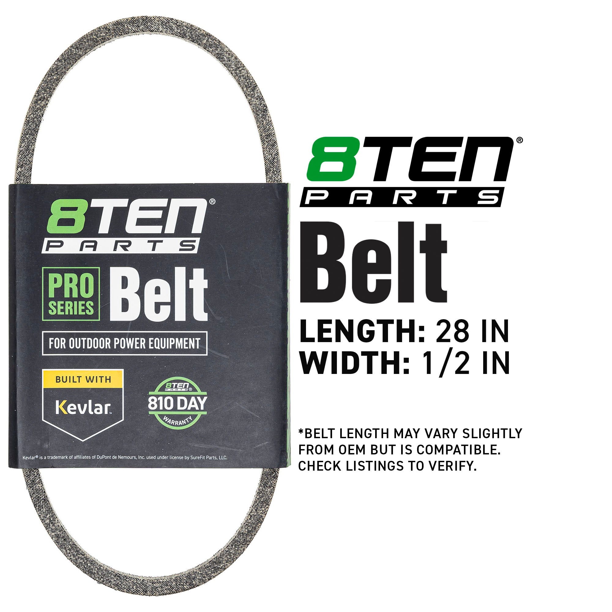 8TEN 810-CBL2853T Belt with Kevlar® for Tech SSR-753 SSR-332 SSR-322