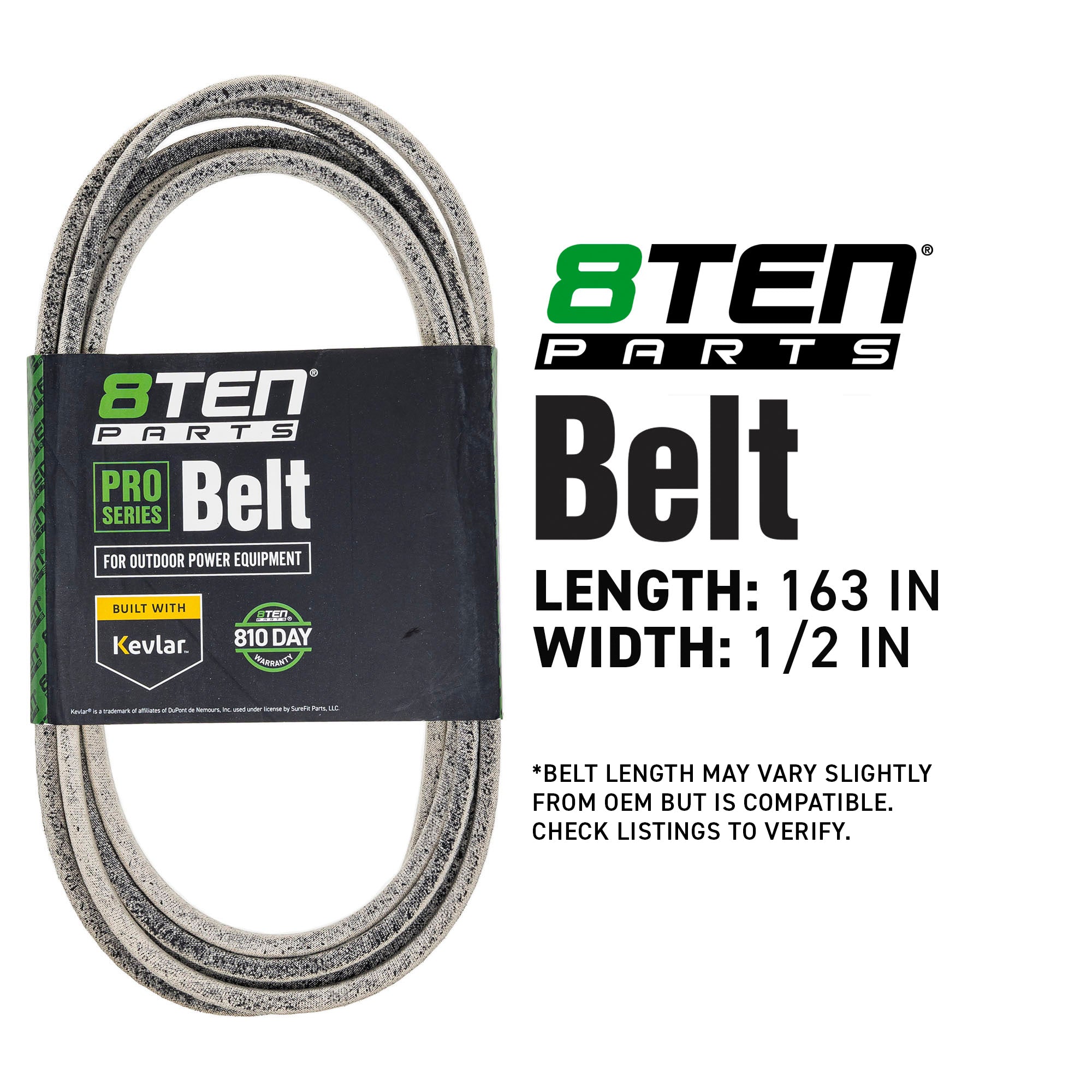 8TEN 810-CBL2864T Belt with Kevlar® for ZTX ZT YT950 PYT9000