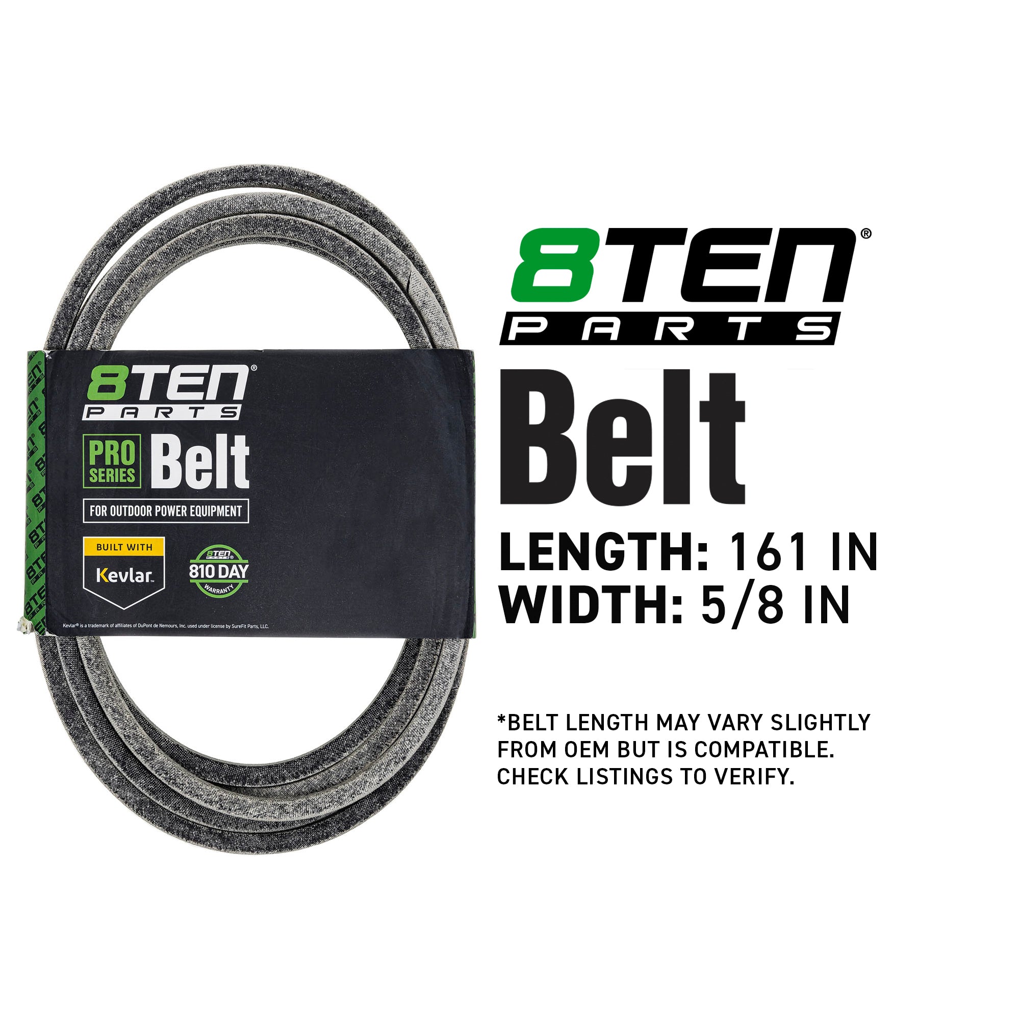 8TEN 810-CBL2874T Belt with Kevlar® for Outdoor IS500Z IS4500Z