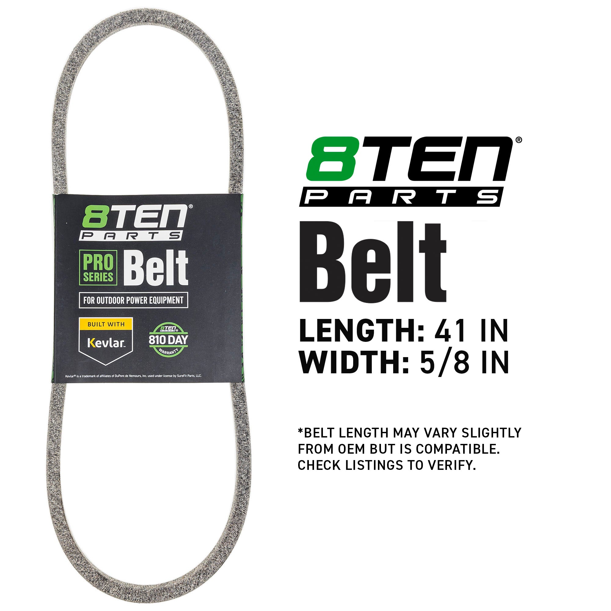 8TEN 810-CBL2877T Belt with Kevlar® for YT542K YT4218 V90GS