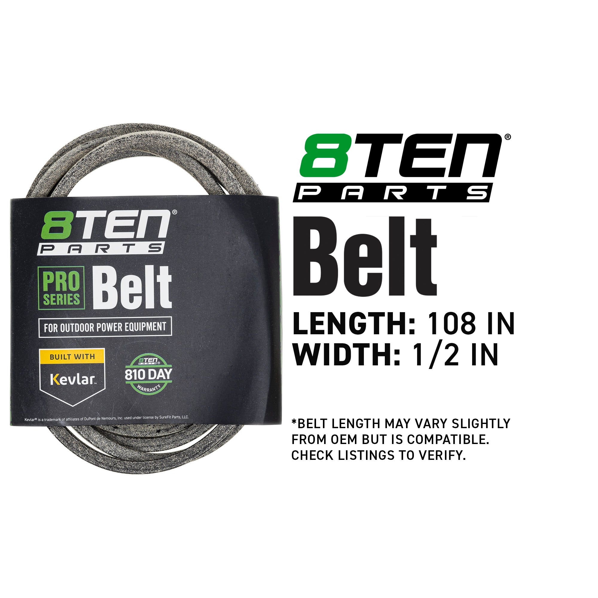 8TEN 810-CBL2878T Belt with Kevlar® for TB2246 T8600 T8200 T3100