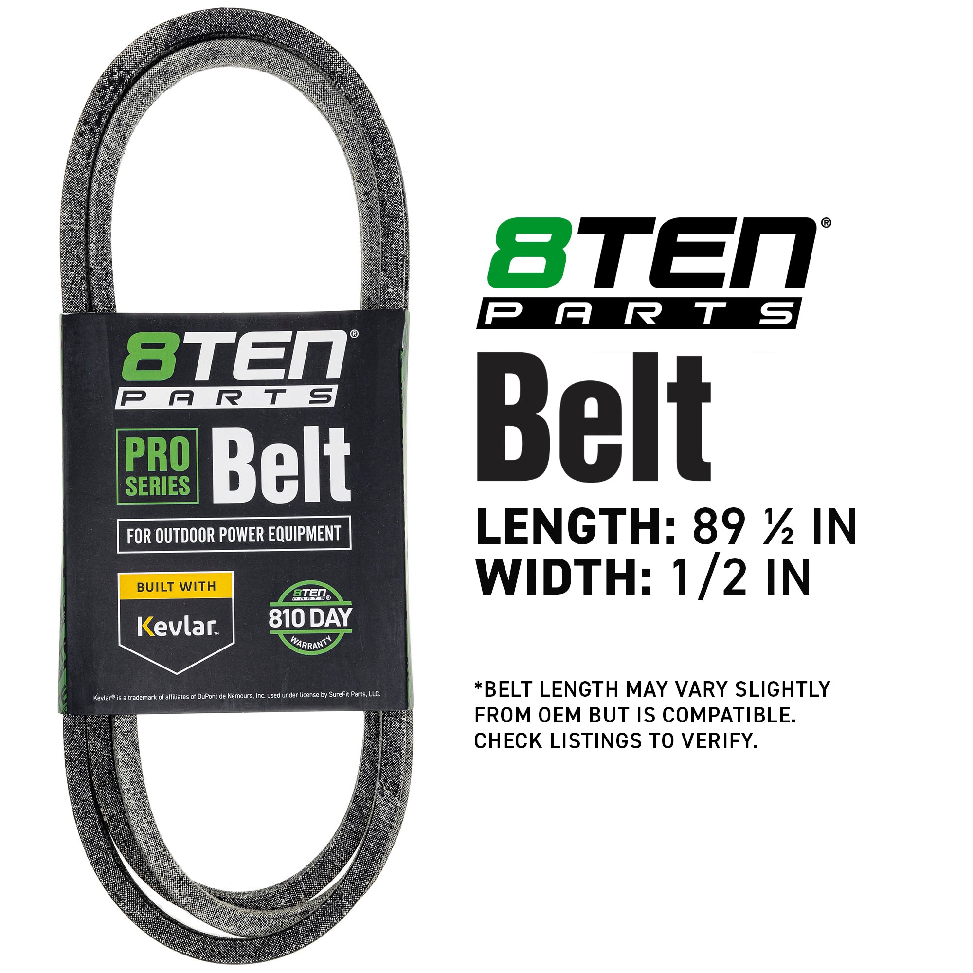 8TEN 810-CBL2884T Belt with Kevlar® for MSD210 MSD200 MSD110 MRD200