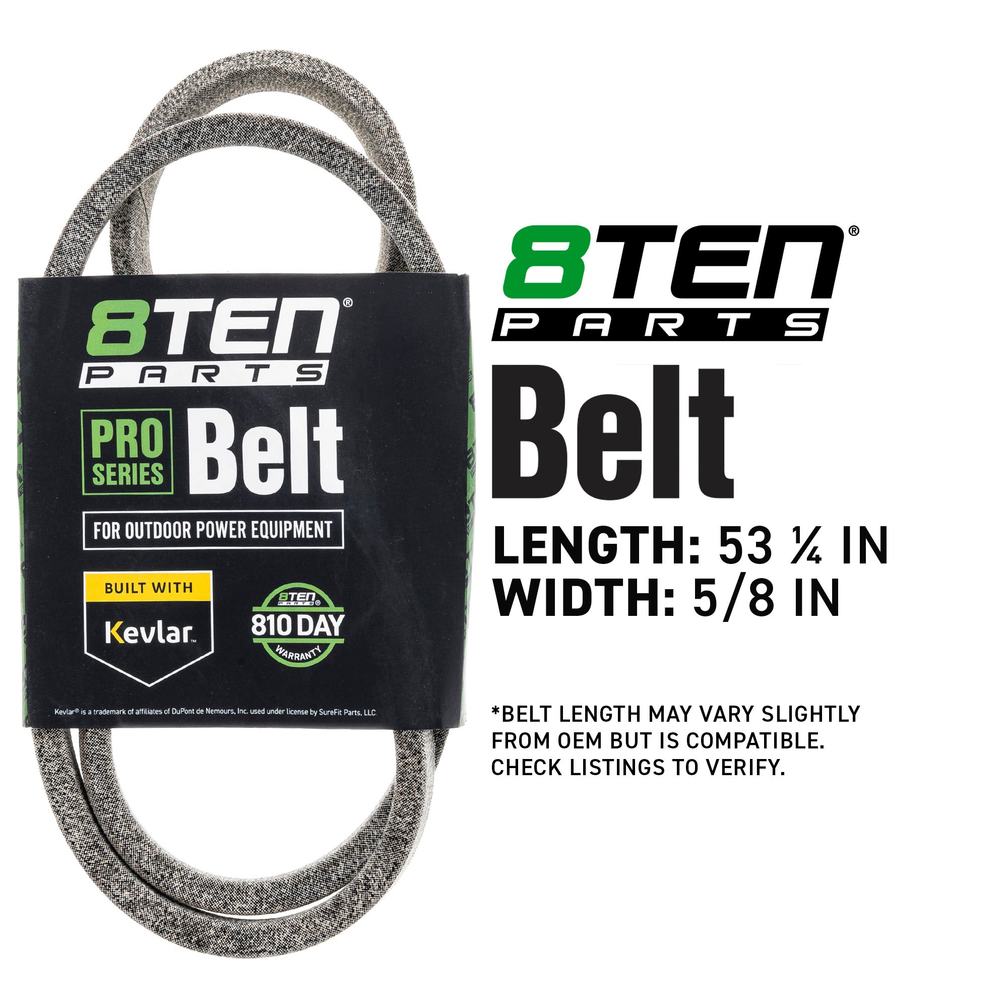 8TEN 810-CBL2805T Belt with Kevlar® for LT-42 LT-38 848H 845H