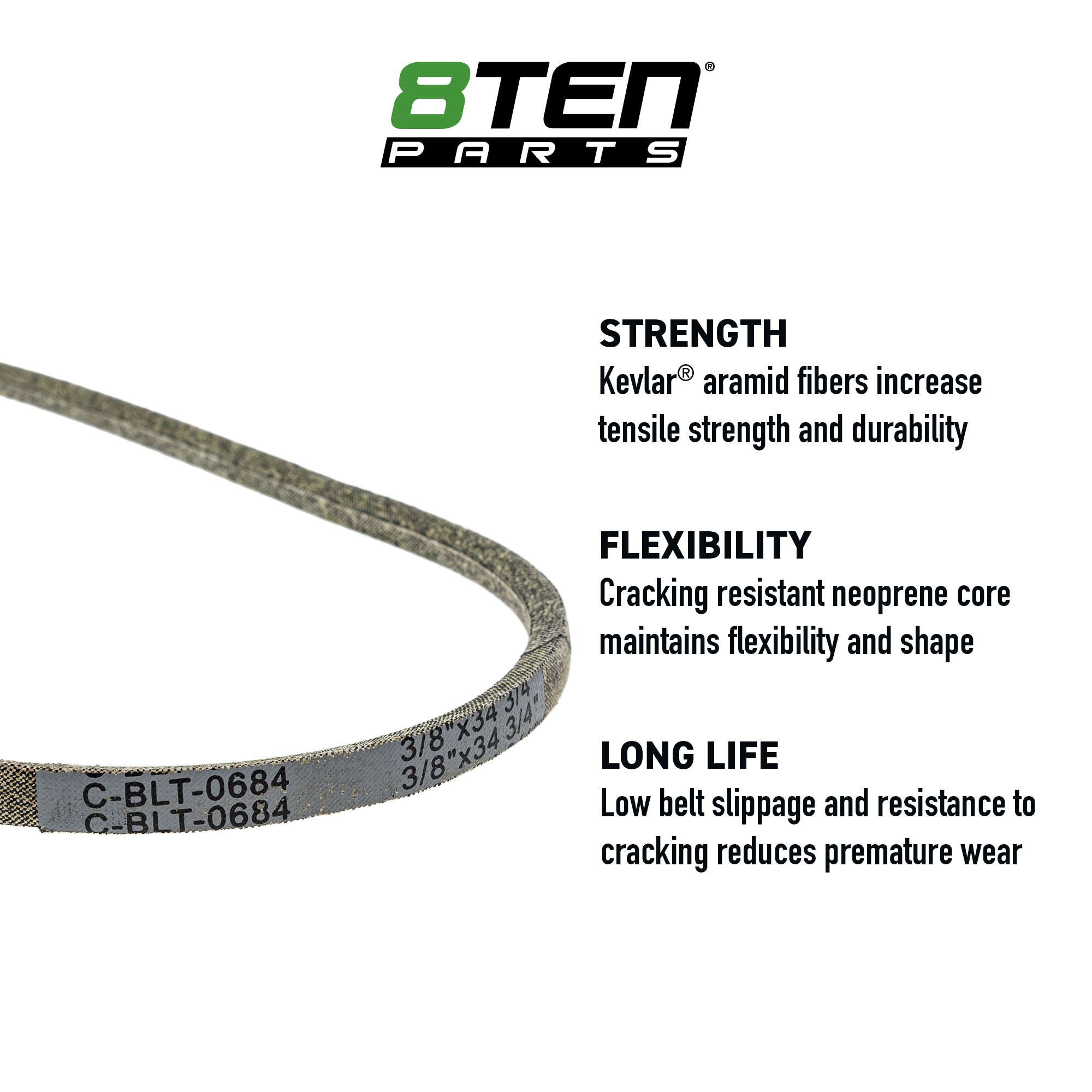 8TEN 810-CBL2806T Replacement Belt