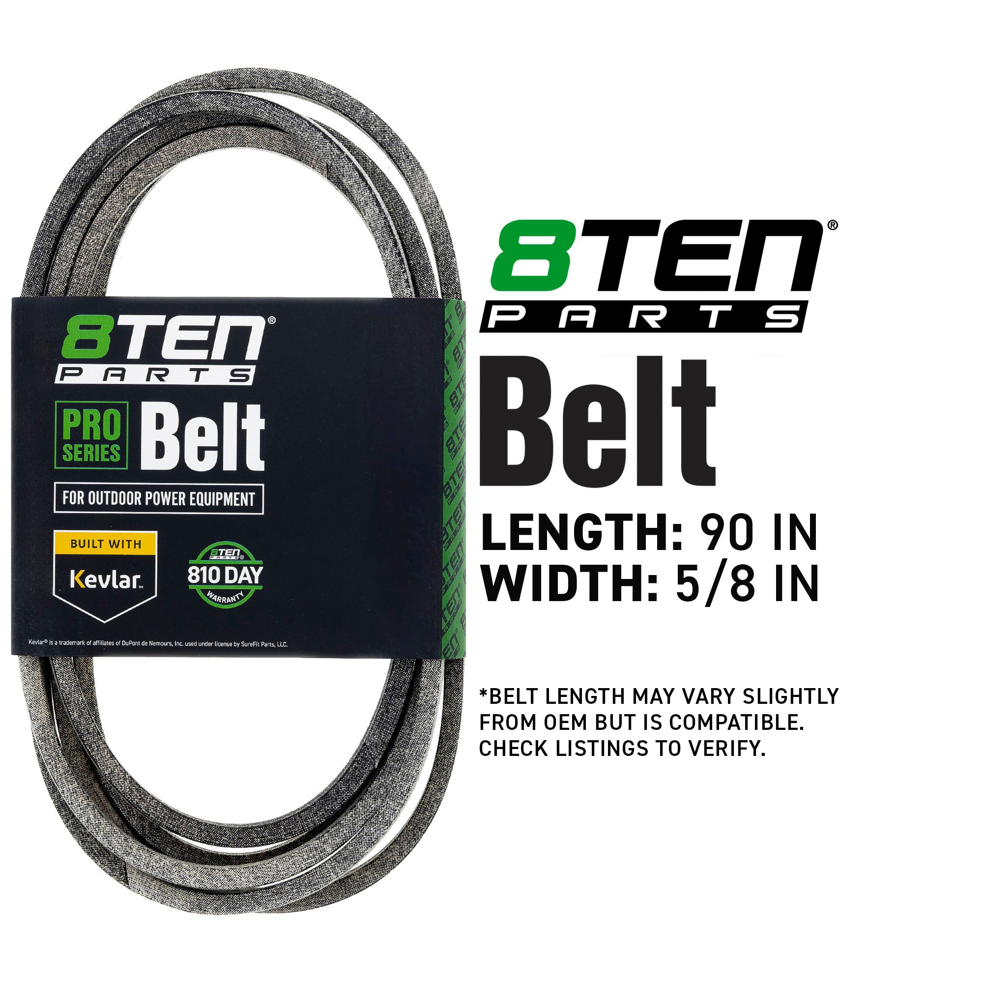 8TEN 810-CBL2815T Belt with Kevlar® for SWZL52V-22FSE SWZL52V-18FS