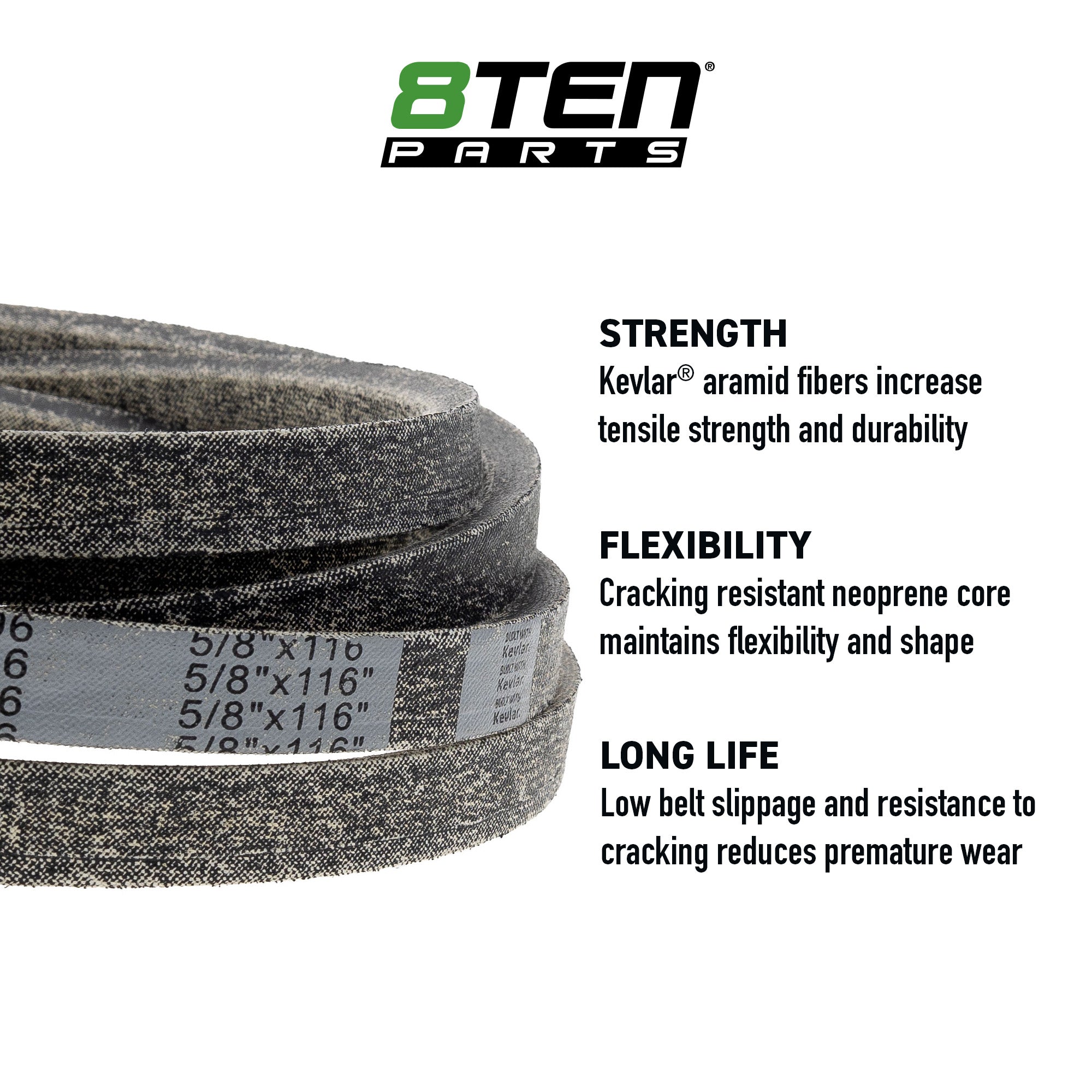 8TEN 810-CBL2818T Replacement Belt