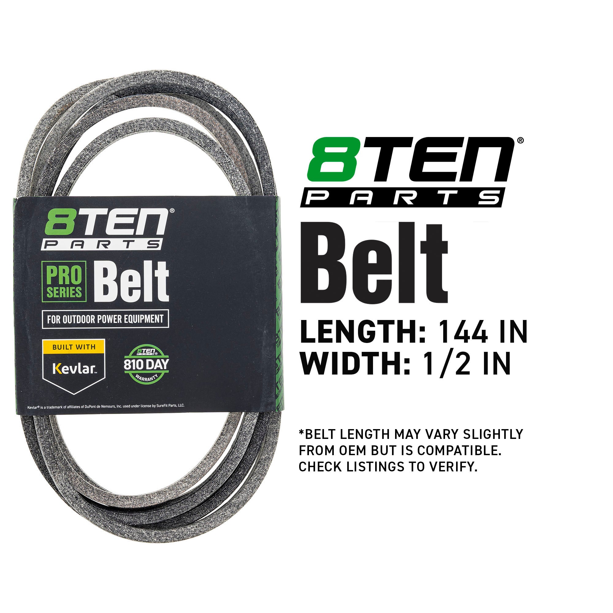 8TEN 810-CBL2922T Belt with Kevlar® for ZTX ZT27460 ZT Ikon
