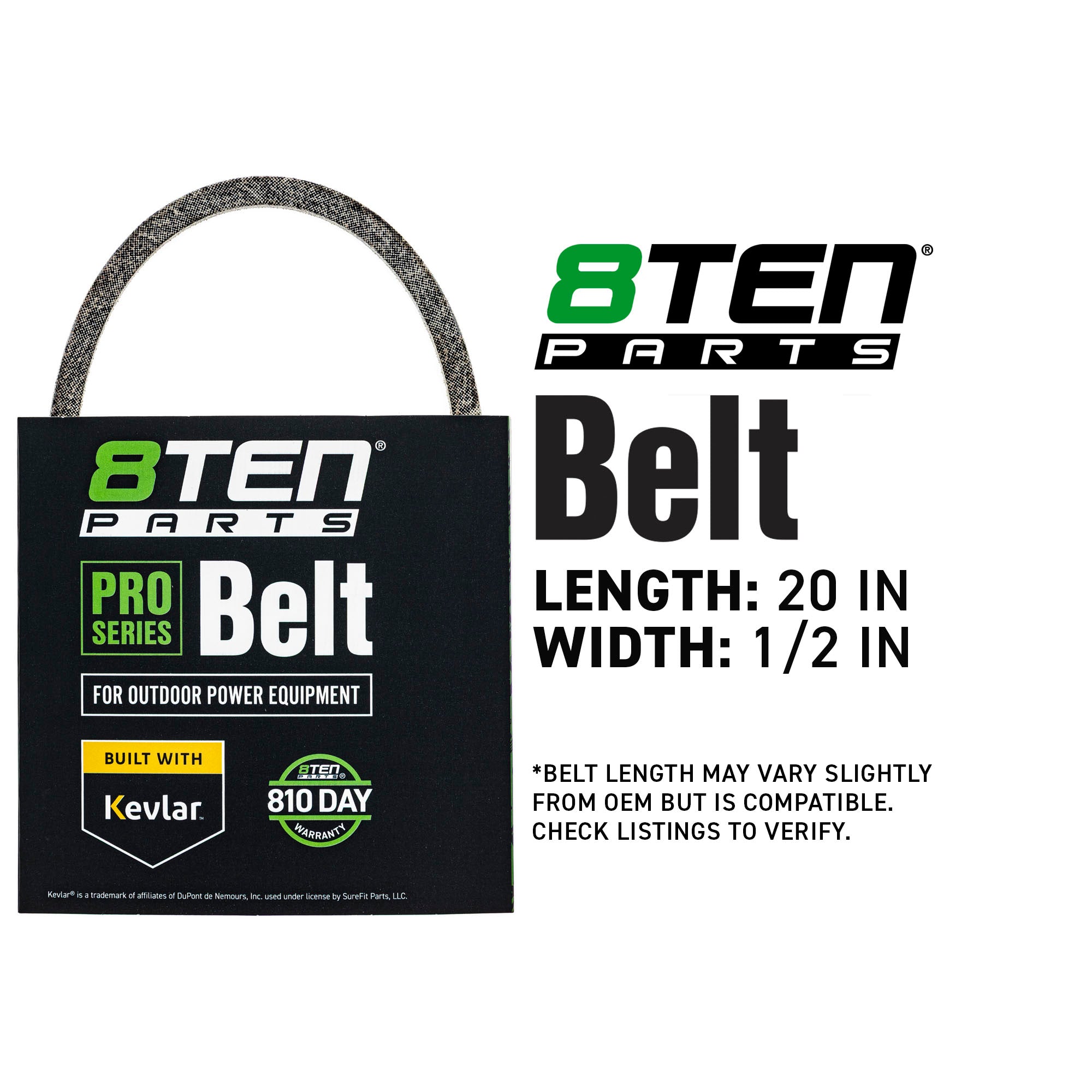 8TEN 810-CBL2932T Belt with Kevlar® for