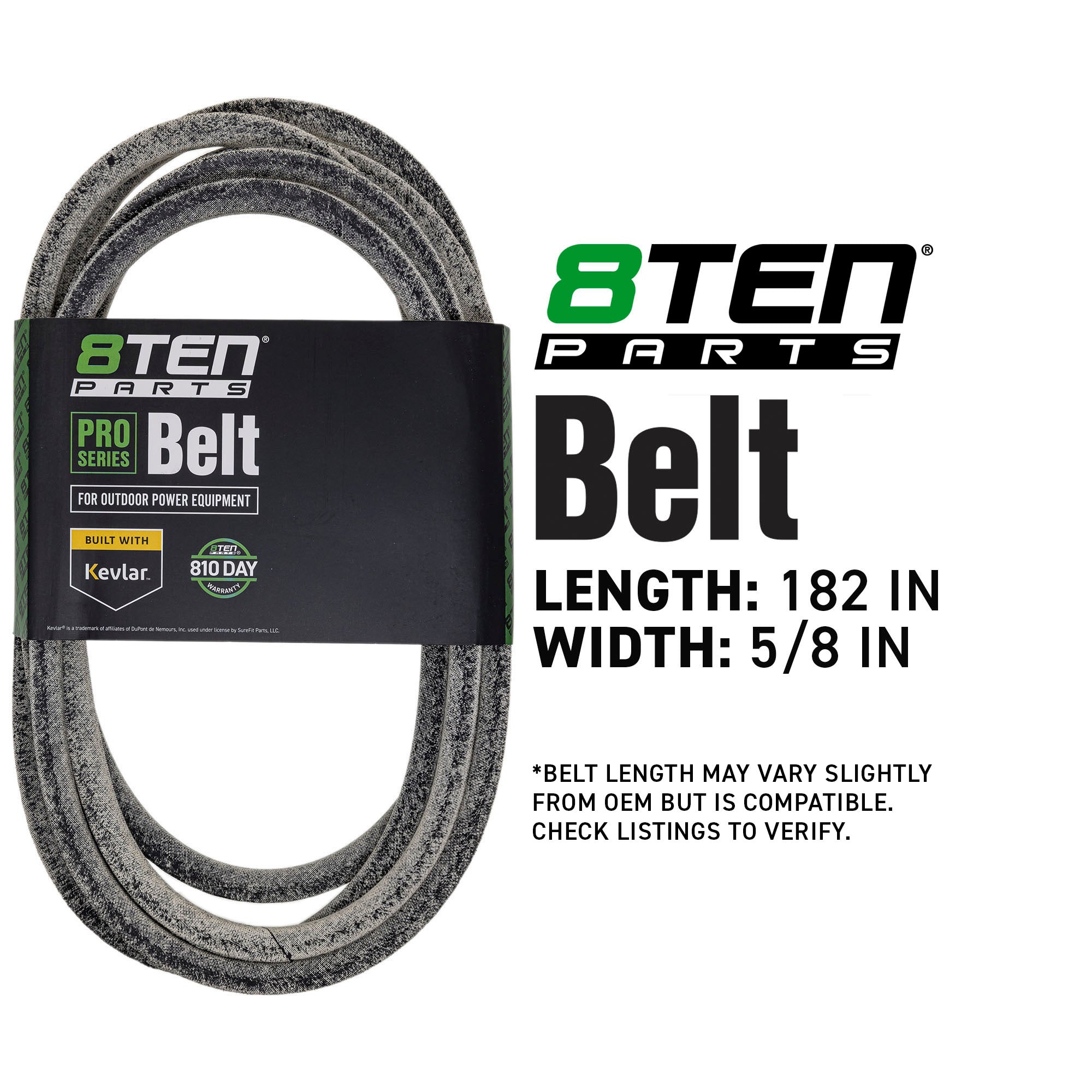 8TEN 810-CBL2935T Belt with Kevlar® for GrandStand Deere