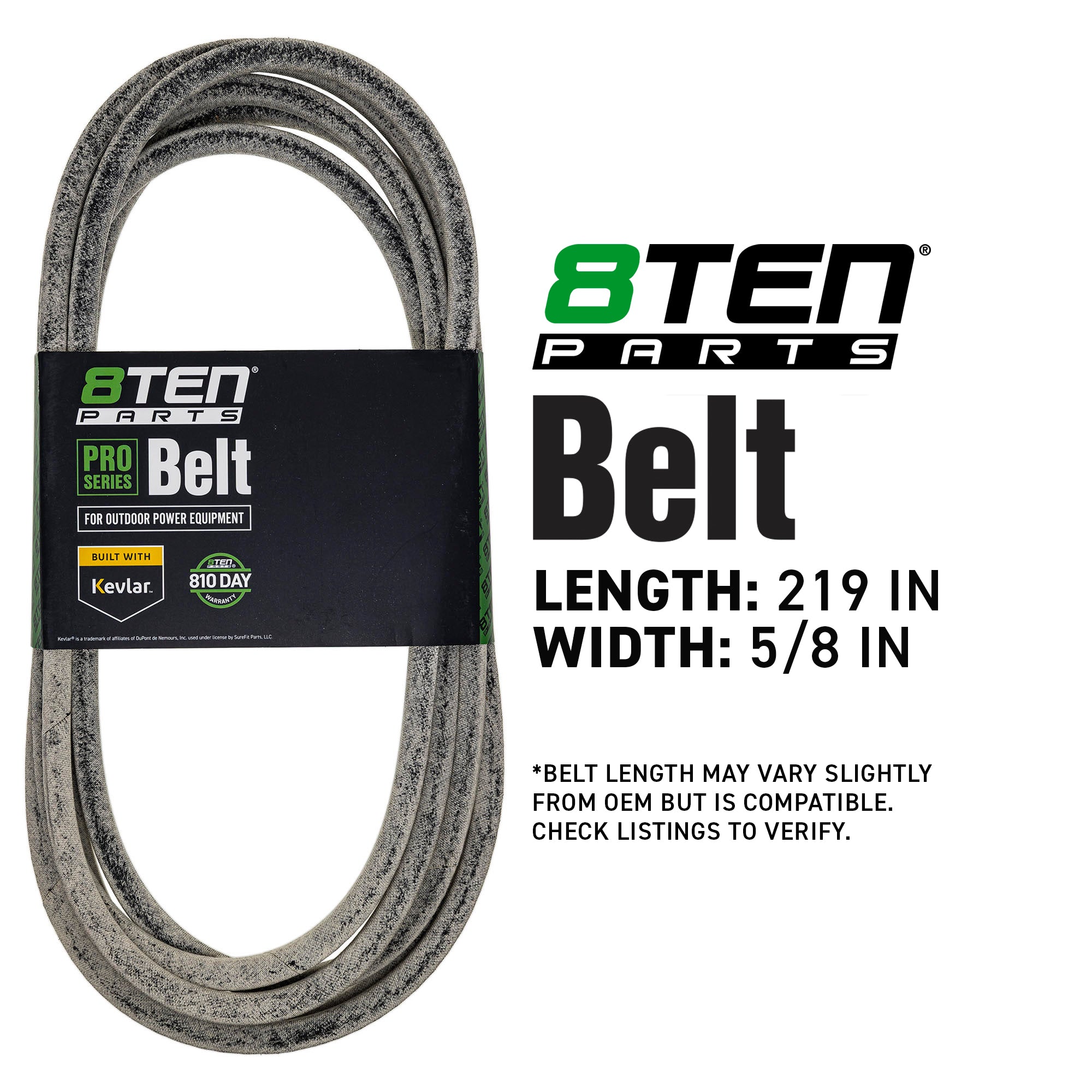 8TEN 810-CBL2954T Belt with Kevlar® for Z-Master Next Lazer