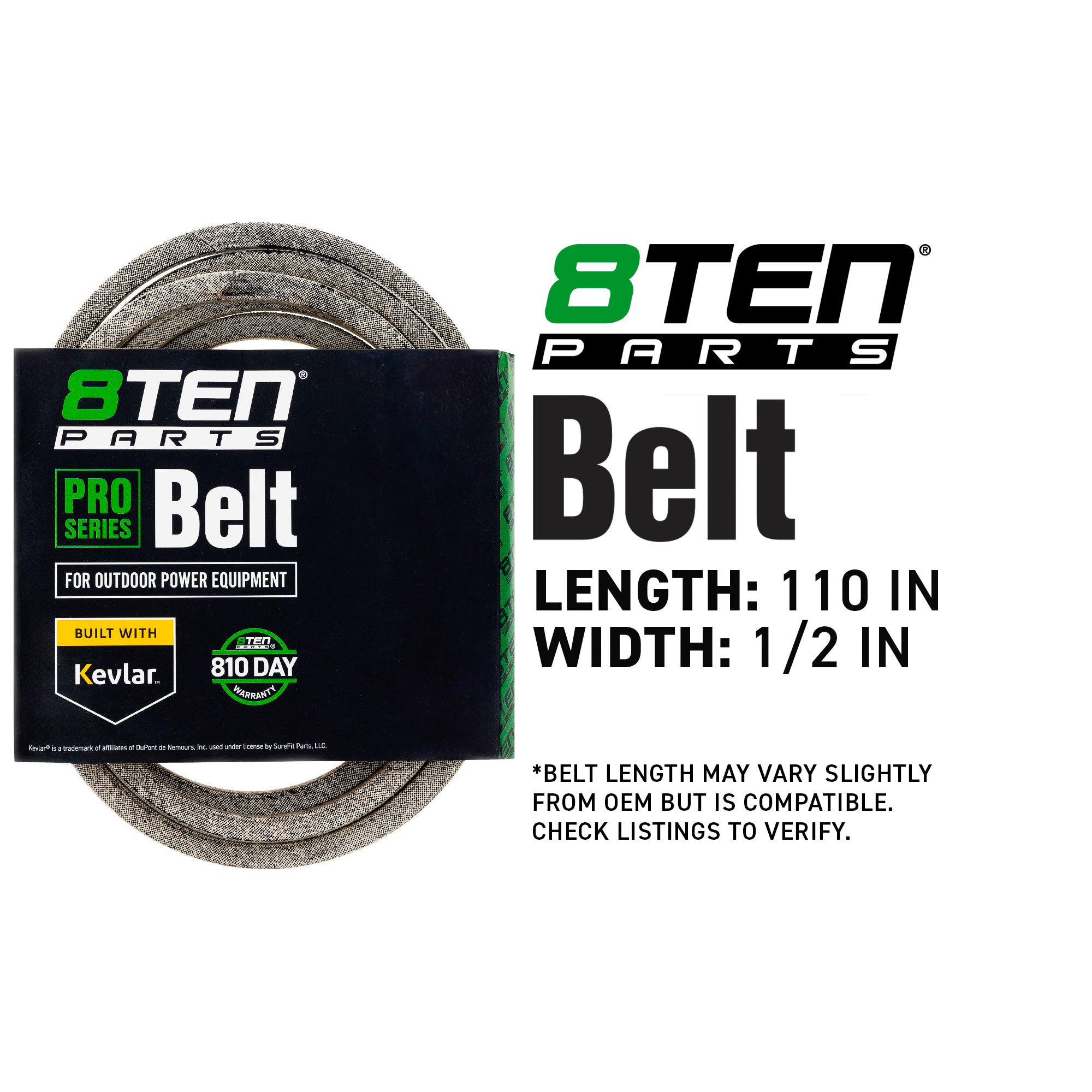 8TEN 810-CBL2955T Belt with Kevlar® for L1970AR L1960AR L1930BT