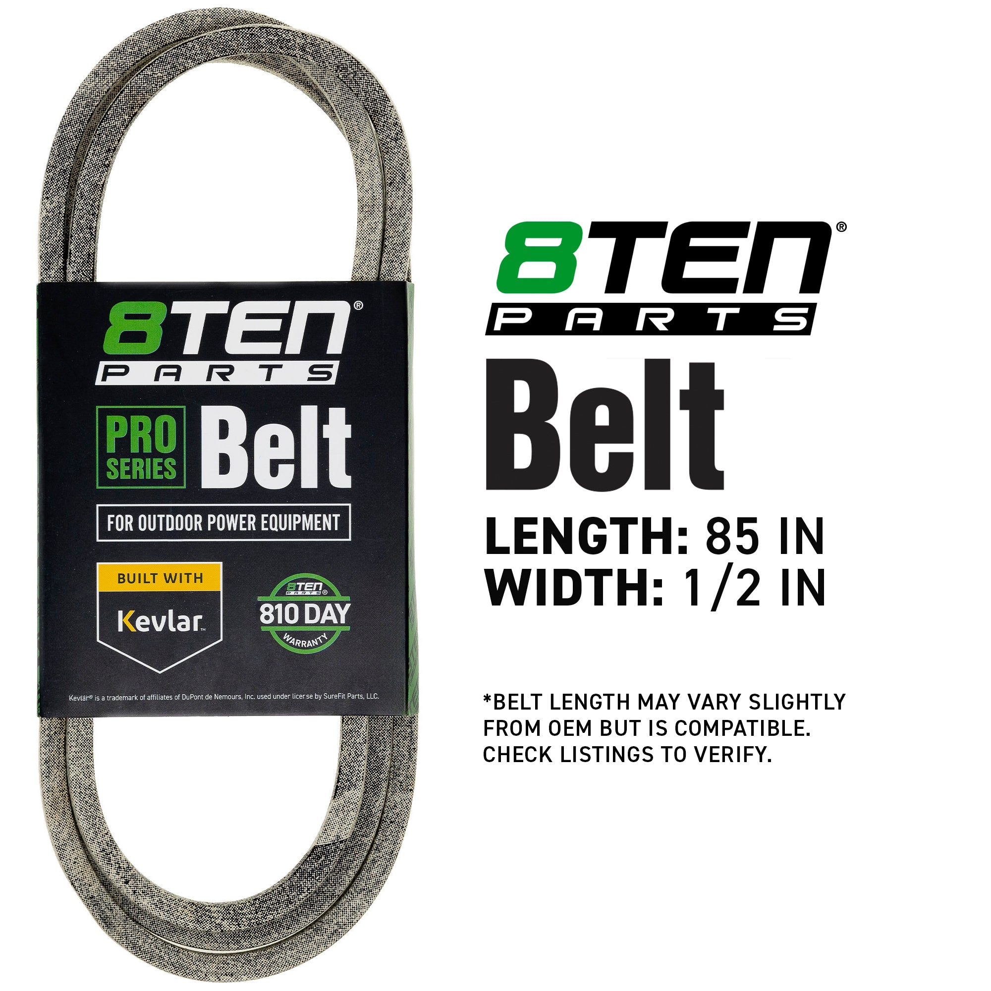 8TEN 810-CBL2956T Belt with Kevlar® for Tech TB2450 TB2246 TB1942