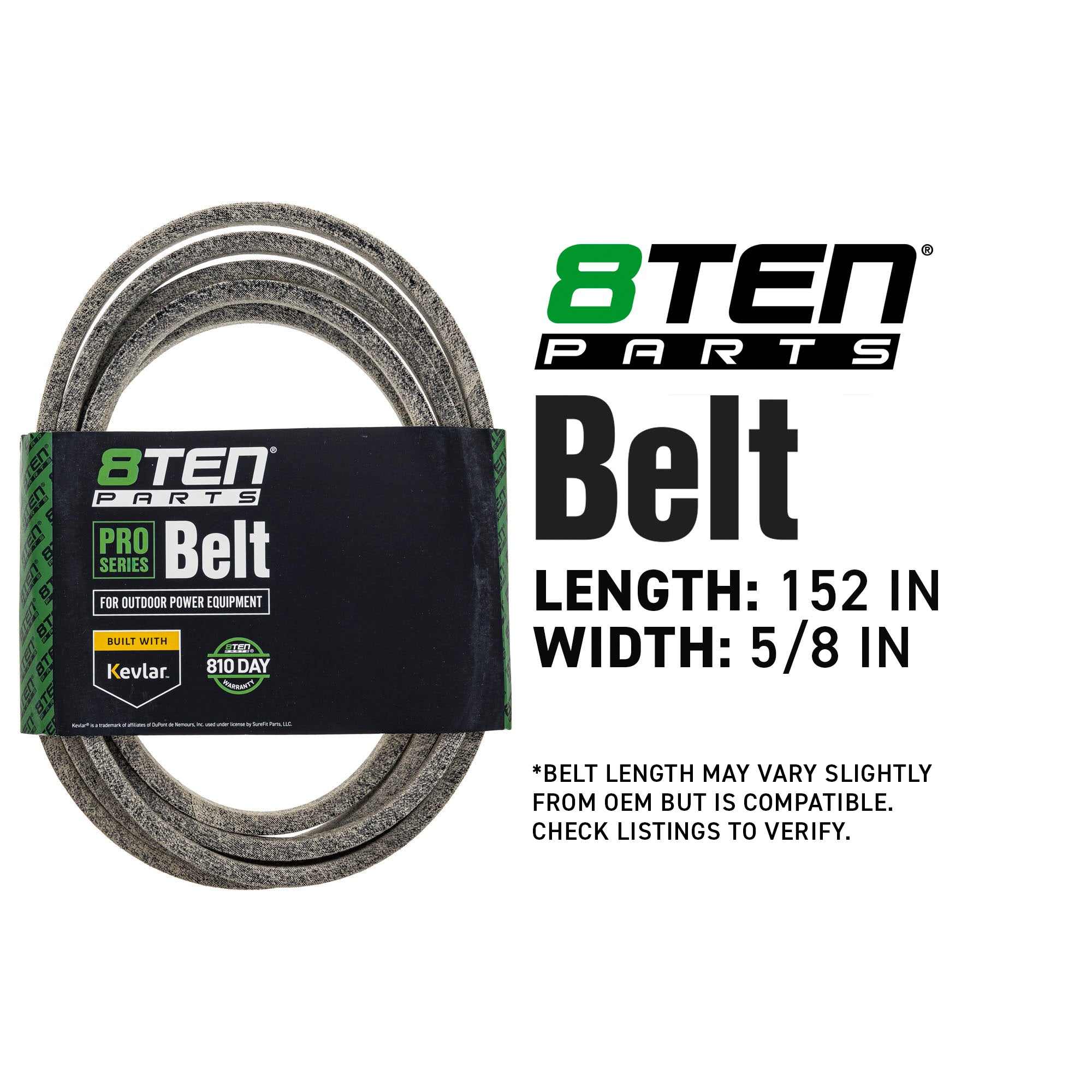 8TEN 810-CBL2958T Belt with Kevlar® for ZTHKW4821A ZTHKW4821