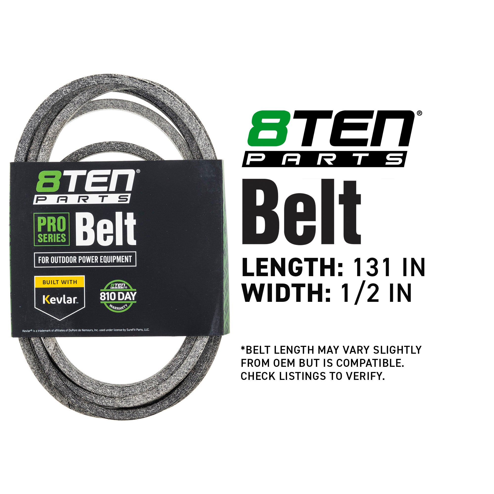 8TEN 810-CBL2951T Belt with Kevlar® for ZTX ZT Zoom Q62GP