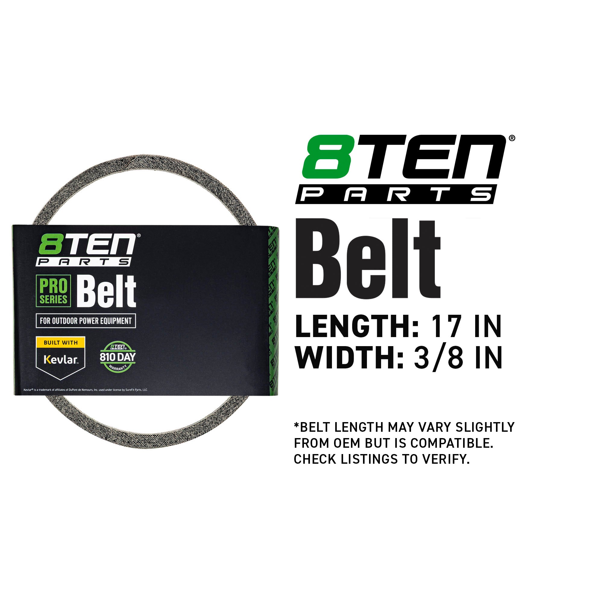 8TEN 810-CBL2982T Belt with Kevlar® for