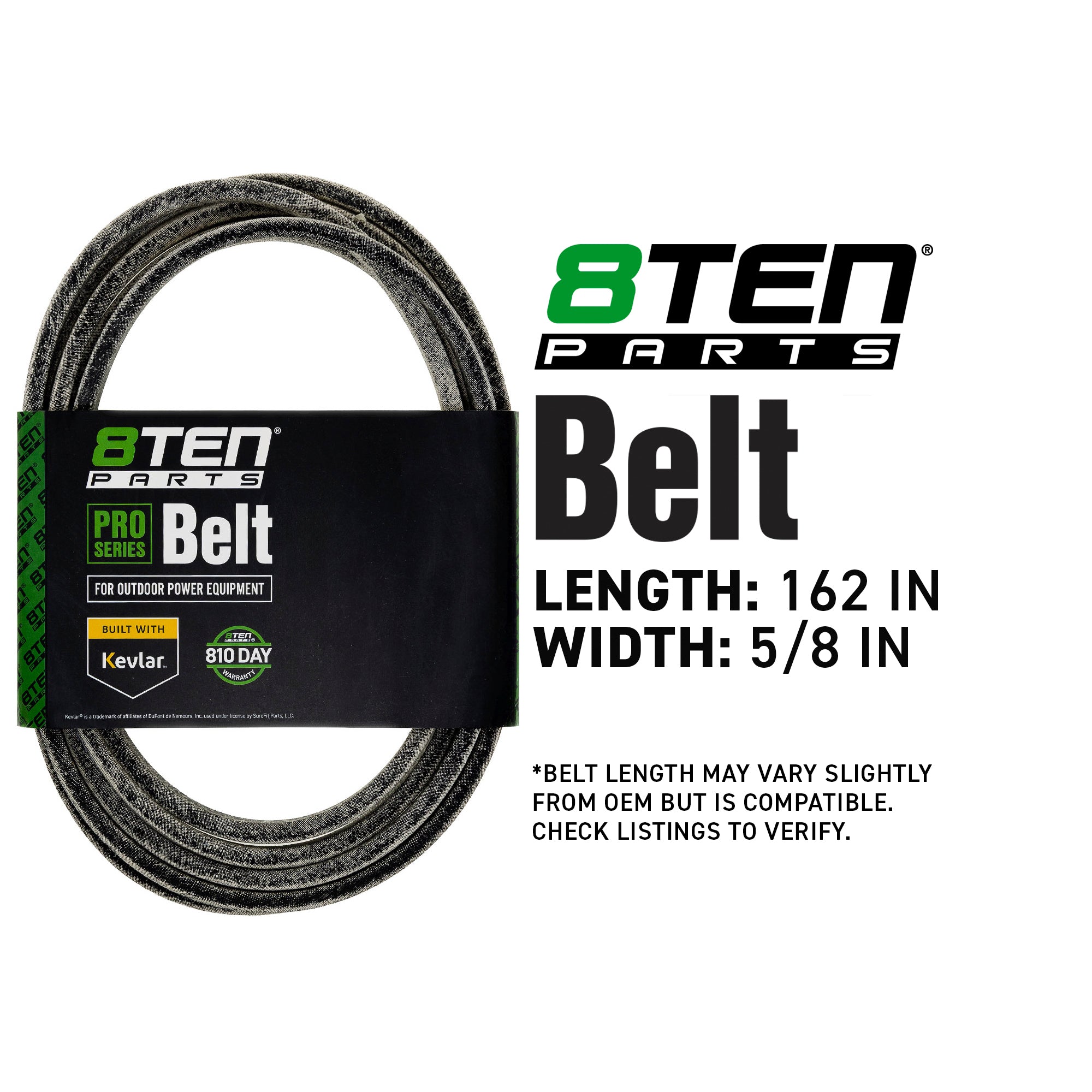 8TEN 810-CBL2998T Belt with Kevlar® for ZHD-S60 ZHD-L60 Z8600 Z8200