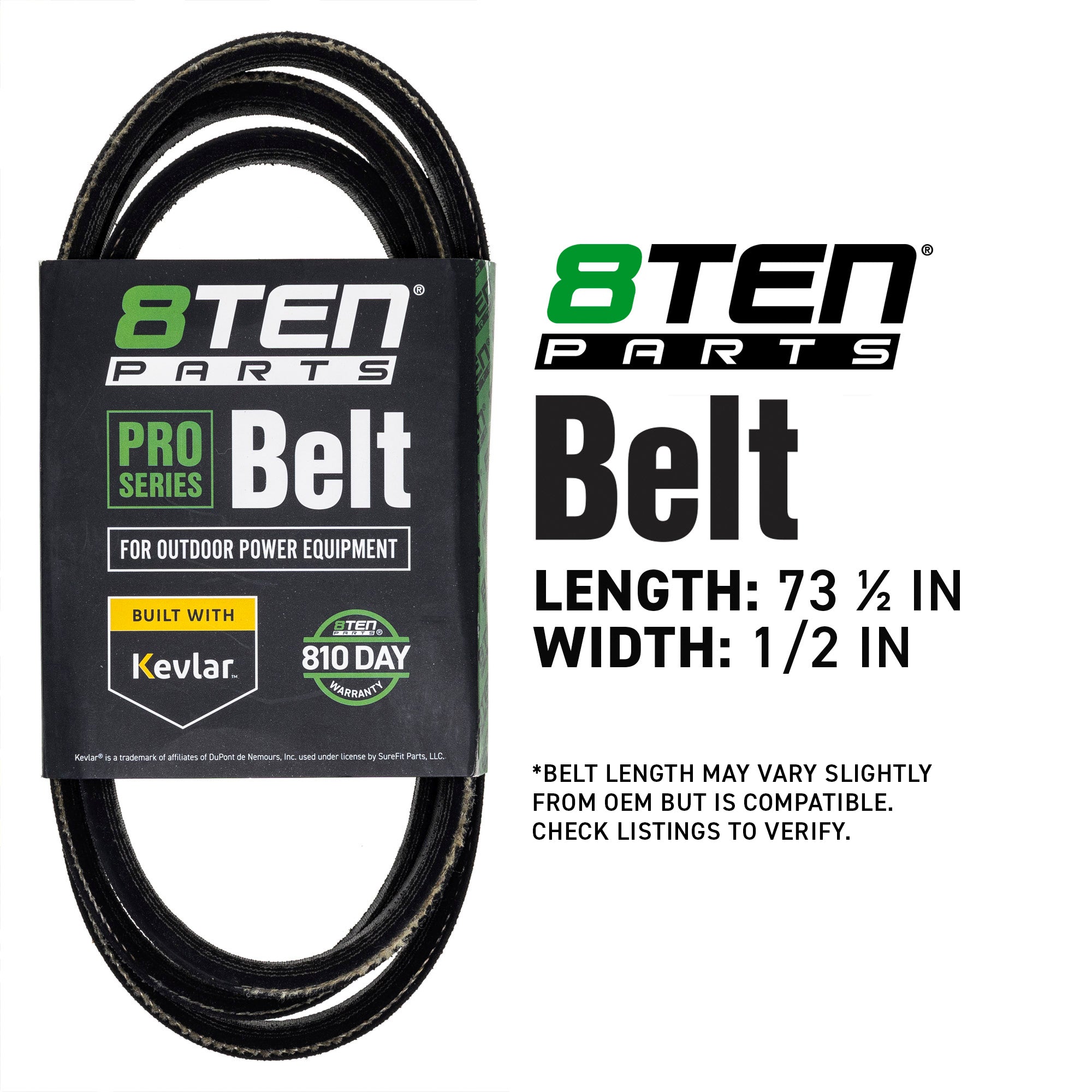 8TEN 810-CBL2991T Belt with Kevlar® for YT16 YT14H RE8E RE12E