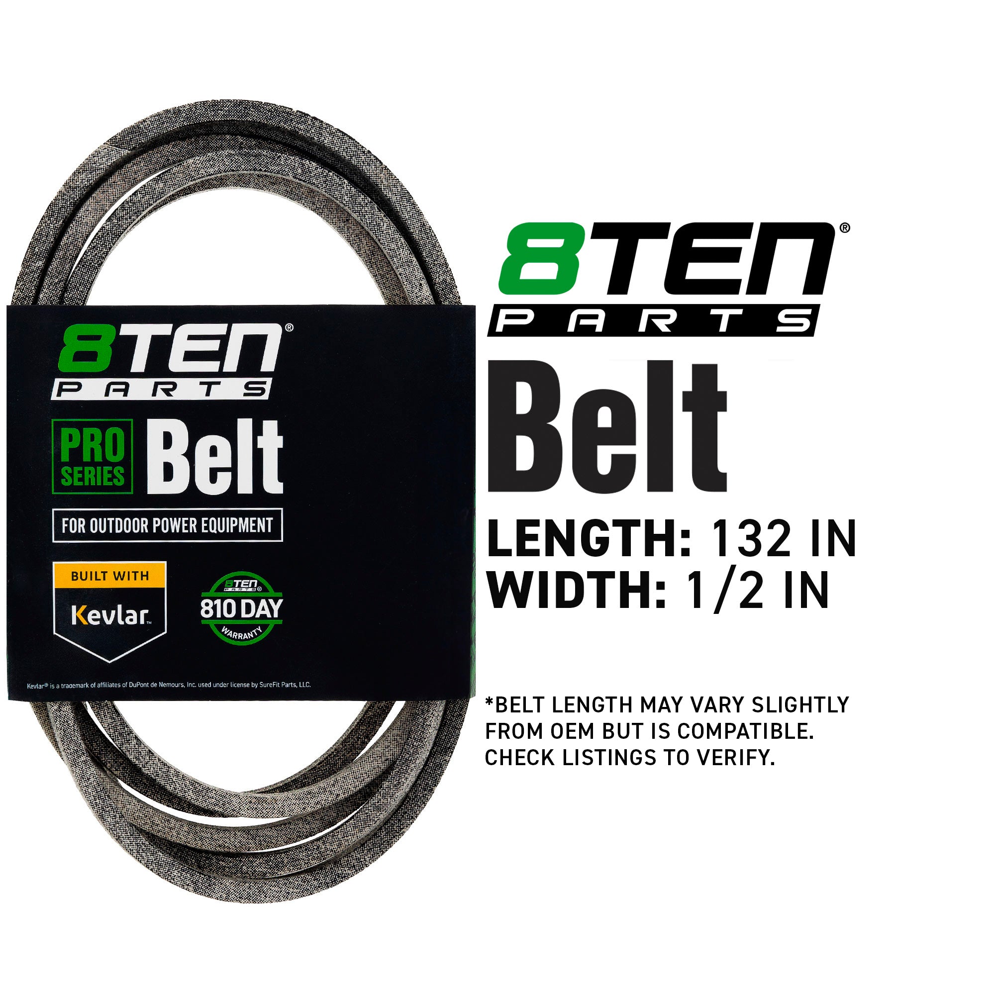 8TEN 810-CBL2918T Belt with Kevlar® for ZT Zoom