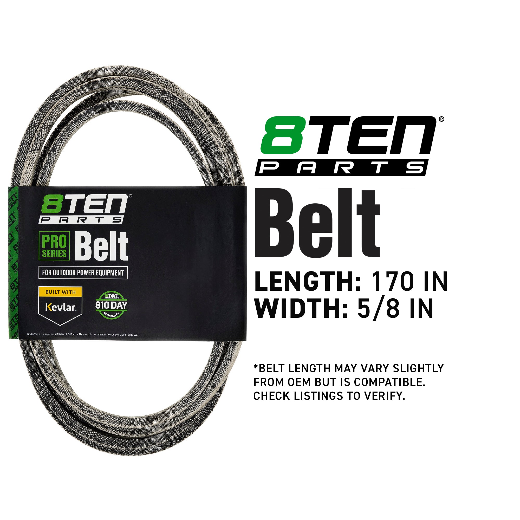 8TEN 810-CBL2919T Belt with Kevlar® for P-ZT54 PZ7234FX PZ6034FXZT
