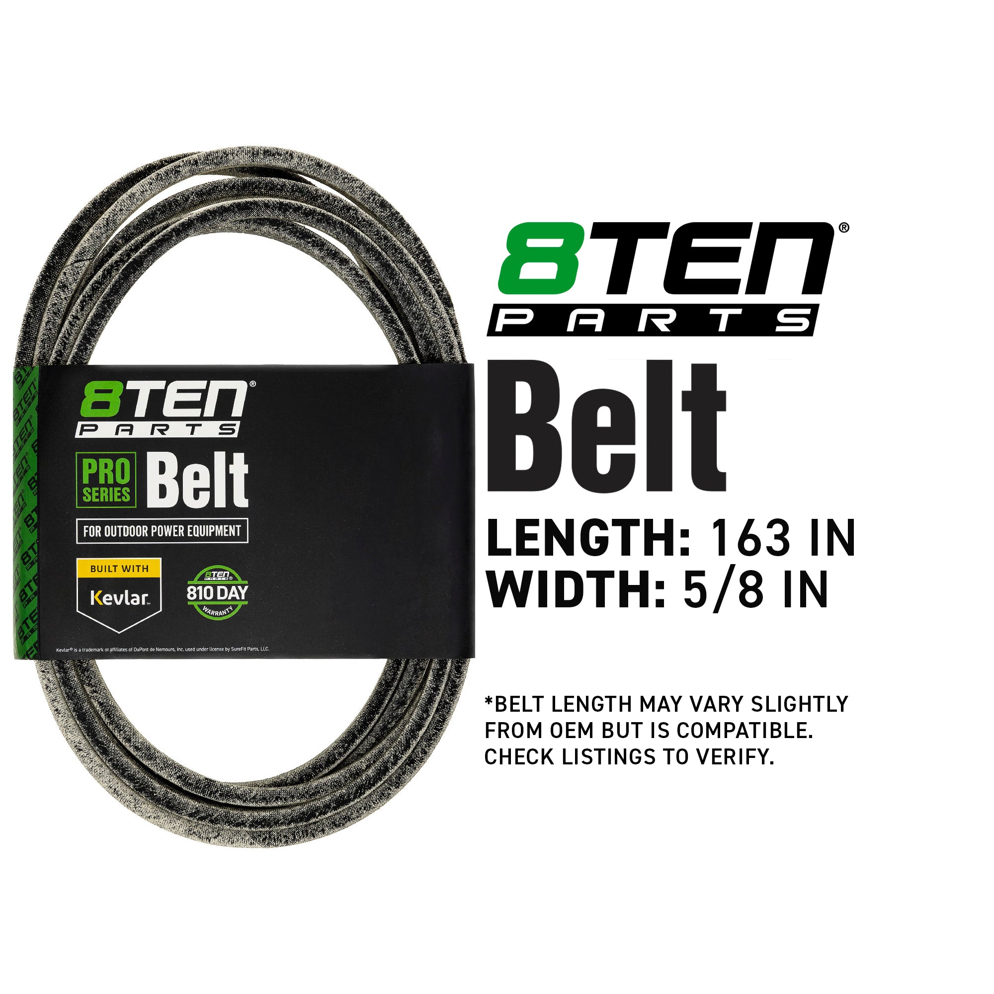 8TEN 810-CBL2033T Belt with Kevlar® for Z-Master Turf