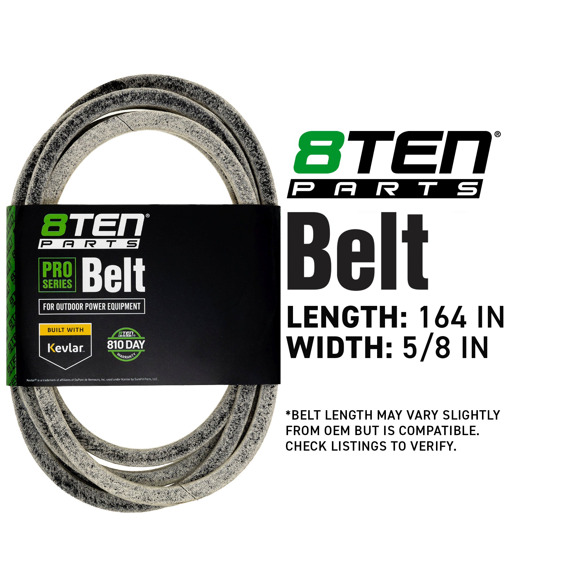 8TEN 810-CBL2042T Belt with Kevlar® for Pro IS4500Z IS2000Z IS1500ZX