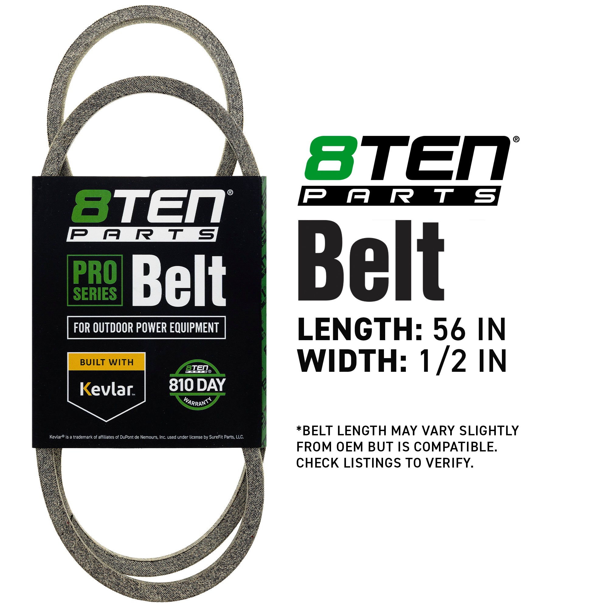 8TEN 810-CBL2045T Belt with Kevlar® for Rear ProLine Outdoor