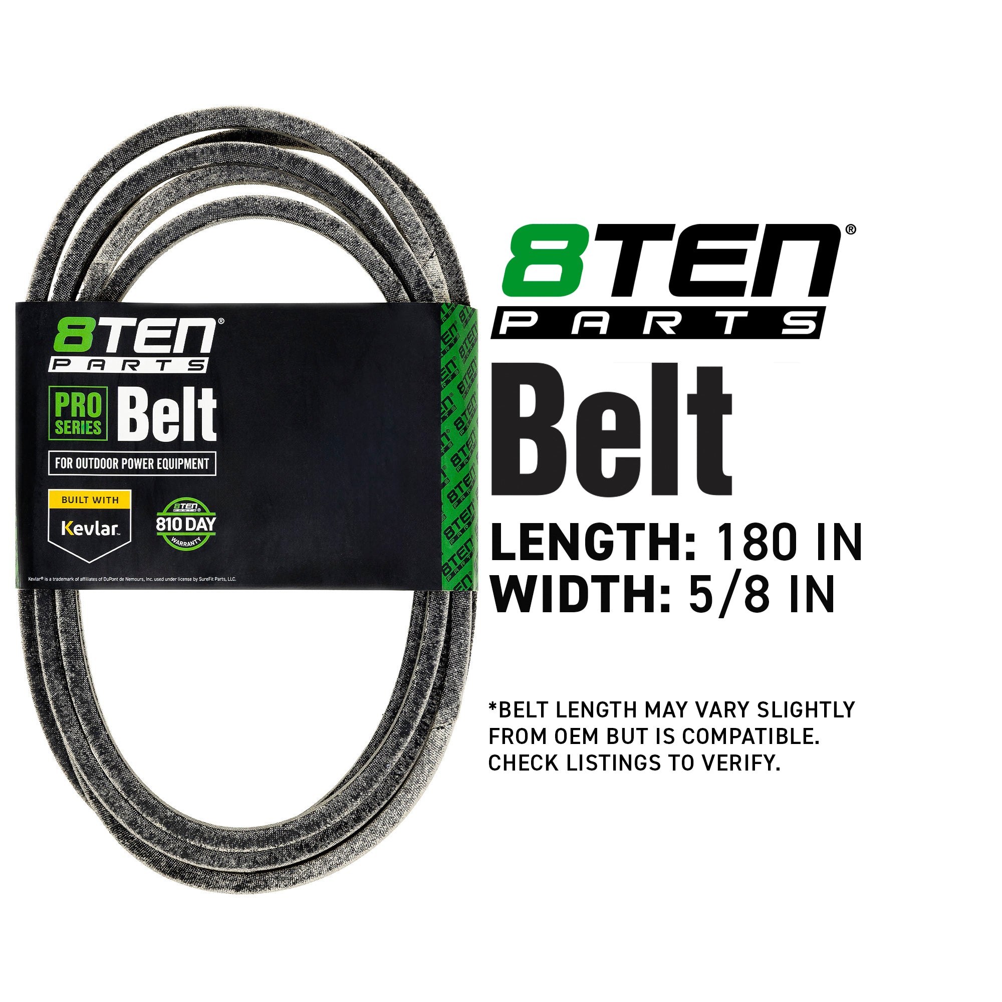 8TEN 810-CBL2048T Belt with Kevlar® for Z-Master Titan TimeCutter