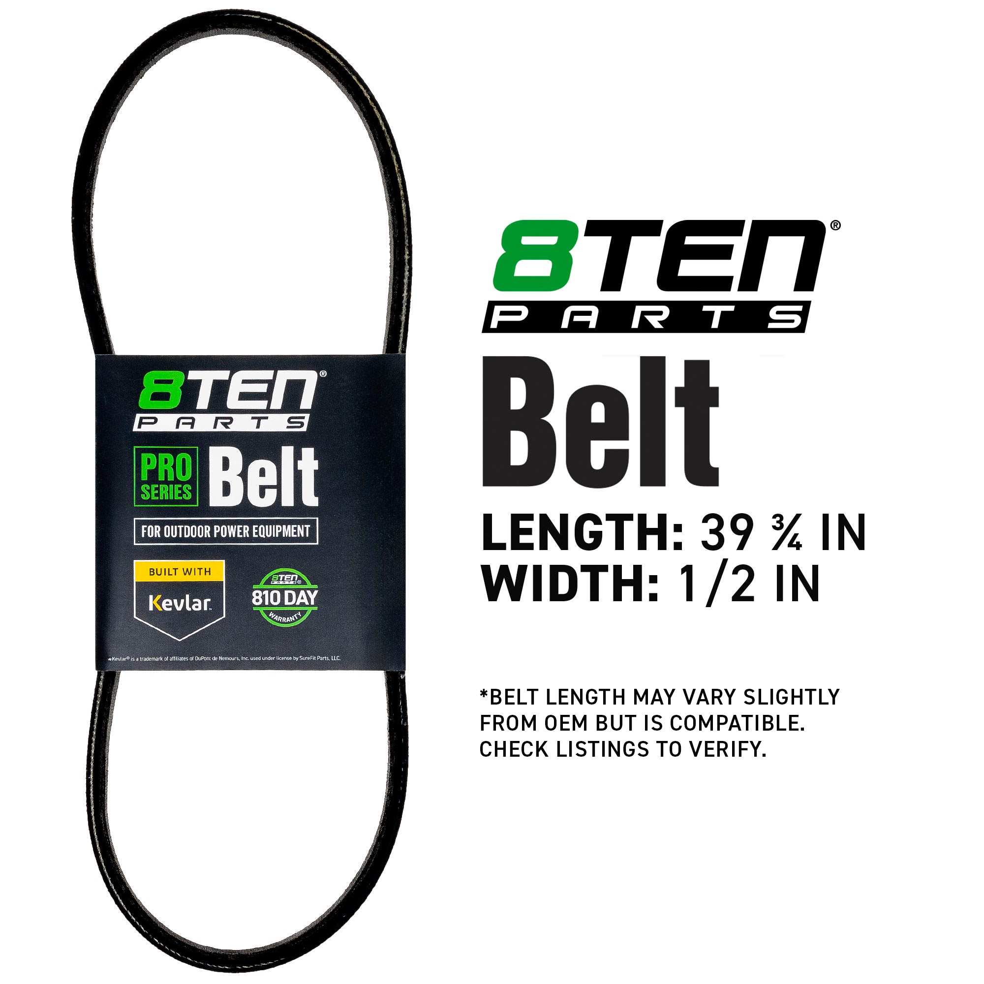 8TEN 810-CBL2040T Belt with Kevlar® for ST928LE ST928 ST924LE ST924
