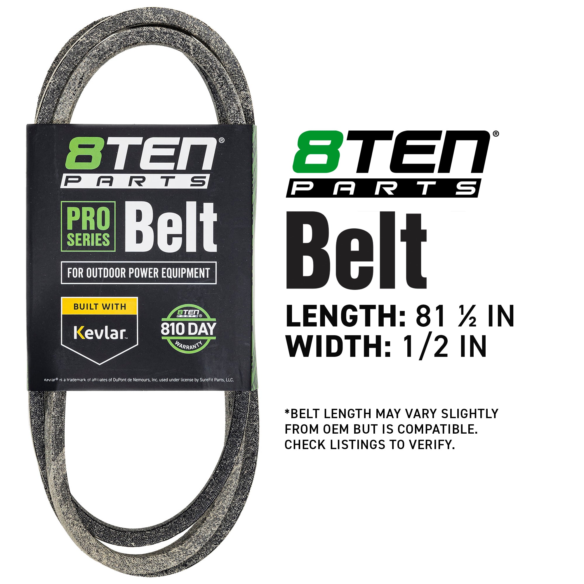 8TEN 810-CBL2053T Belt with Kevlar® for Z254i YP15H42B YP15H42A Pro