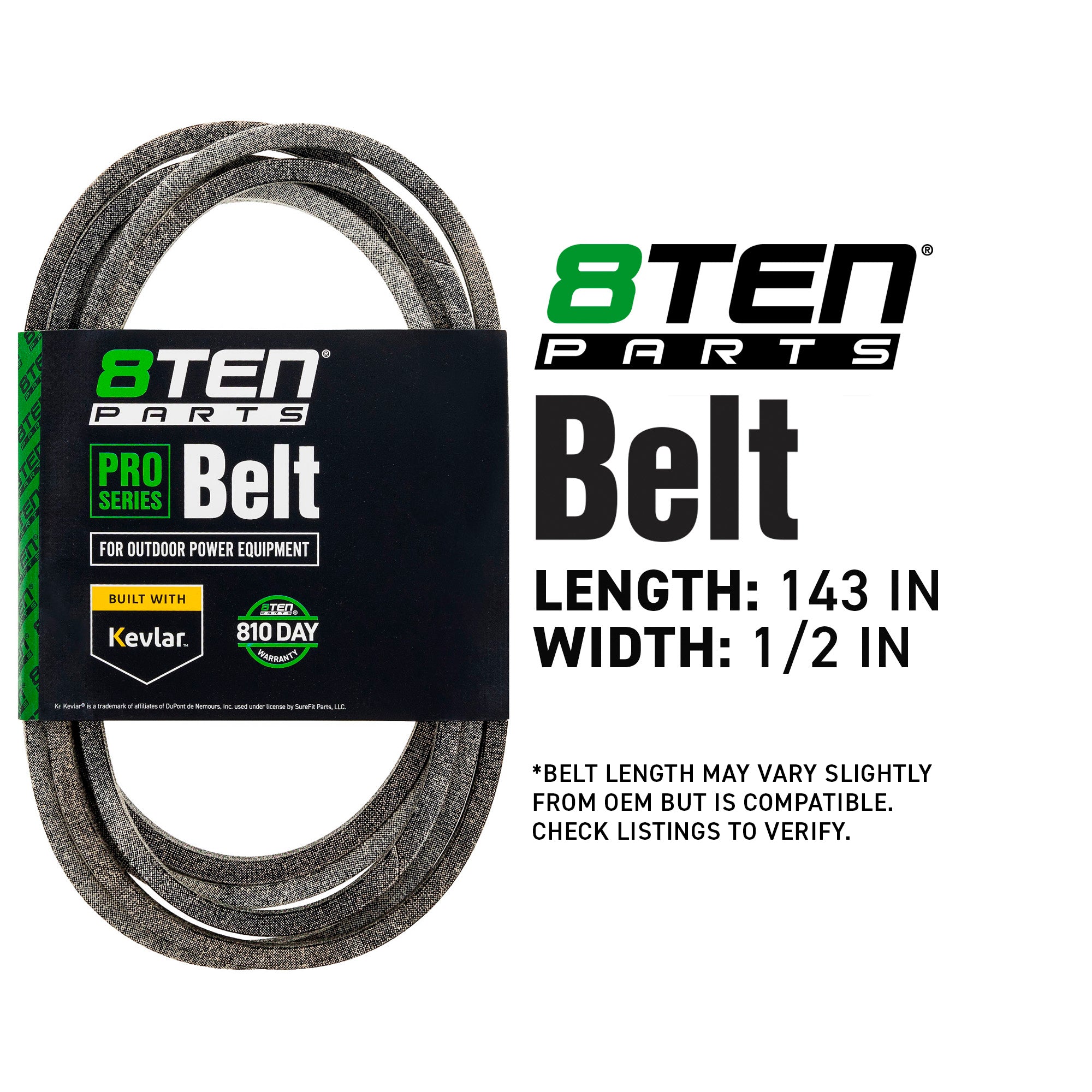 8TEN 810-CBL2059T Belt with Kevlar® for Deere 1646H 1646G 1638H