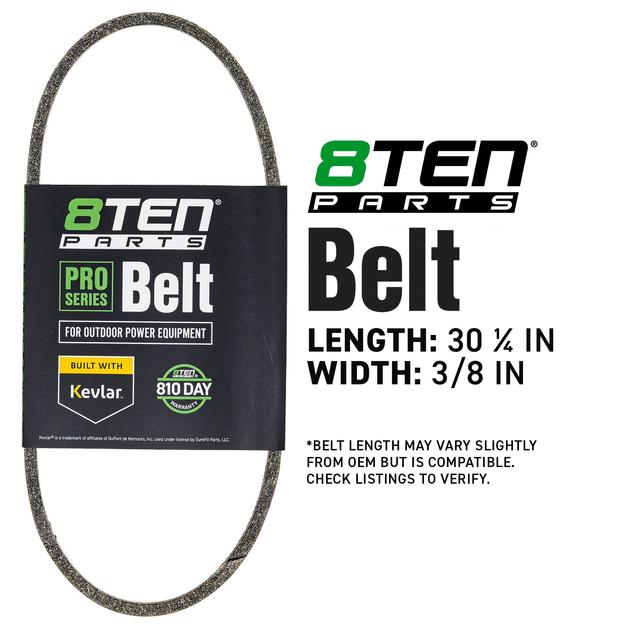 8TEN 810-CBL2067T Belt with Kevlar® for Outdoor E740F E660G E660F